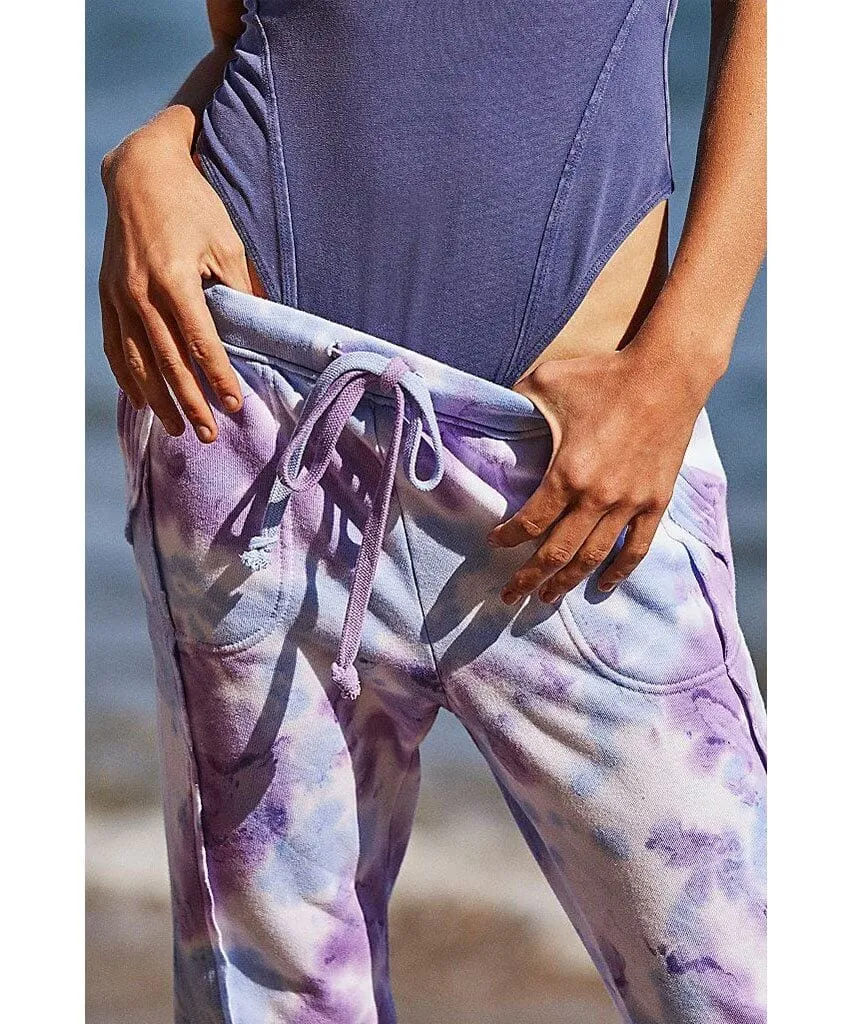 Tie Dye Work It Out Jogger Purple