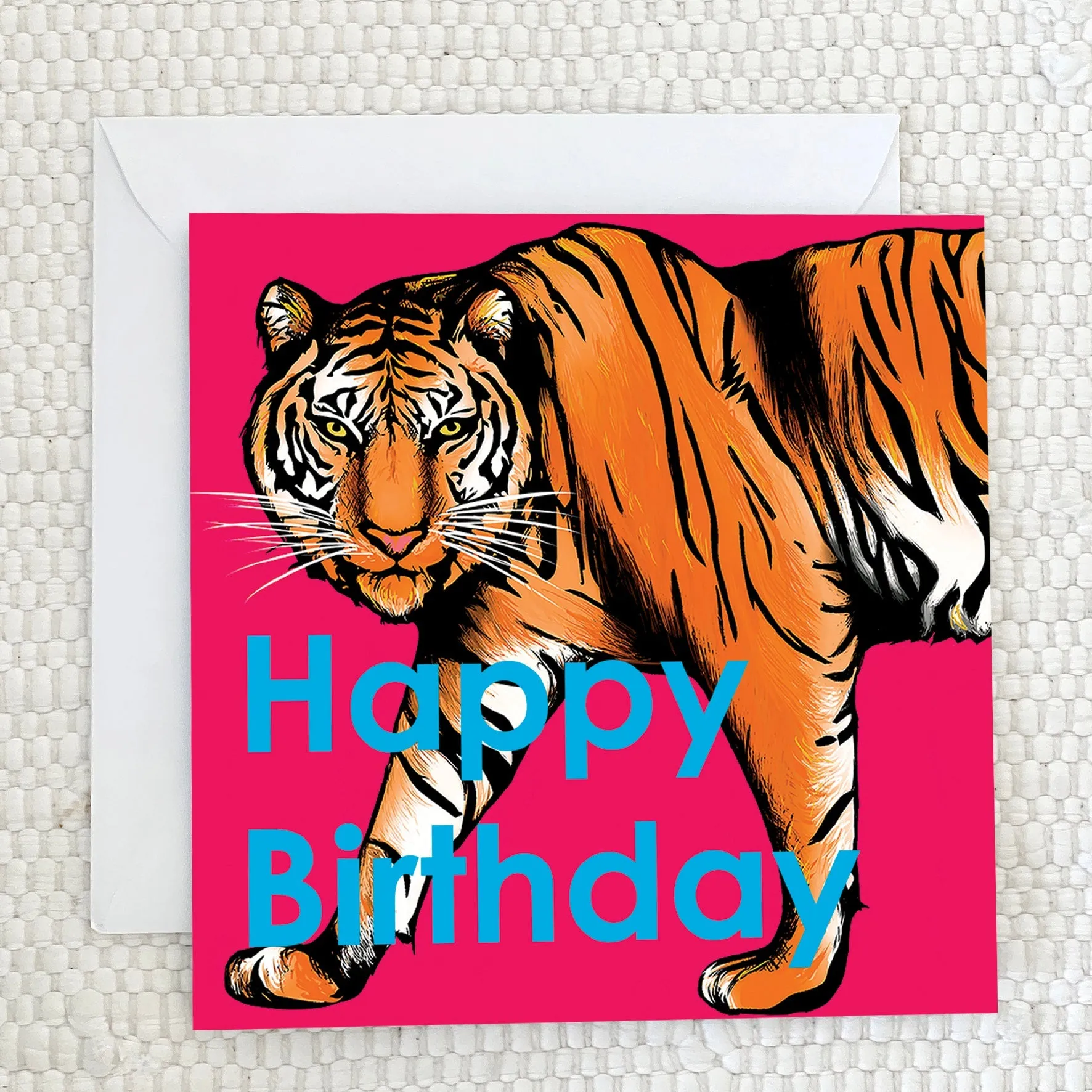 Tiger Birthday Card
