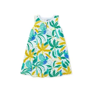 Trapeze Dress - Turaco Palm