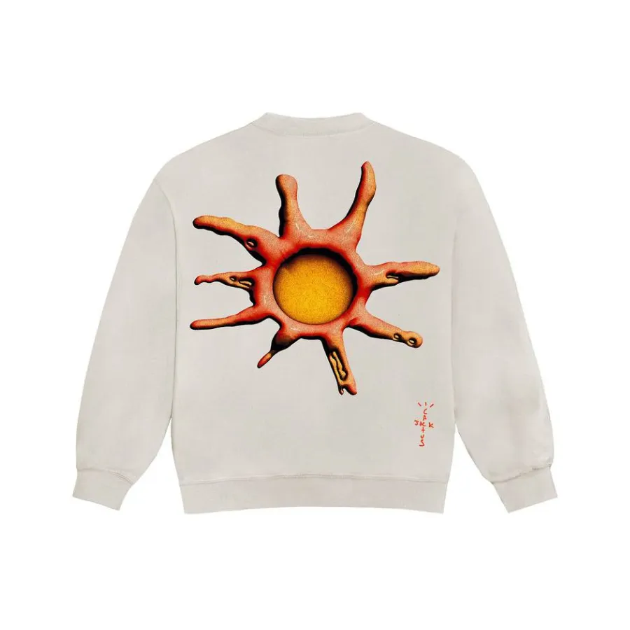 Travis Scott D.L.T.L.F.R.T Crewneck Natural