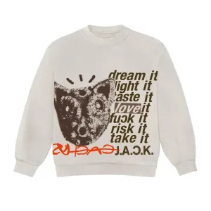 Travis Scott D.L.T.L.F.R.T Crewneck Natural