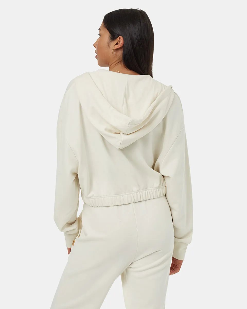 TreeTerry Oversized Cropped Zip Hoodie