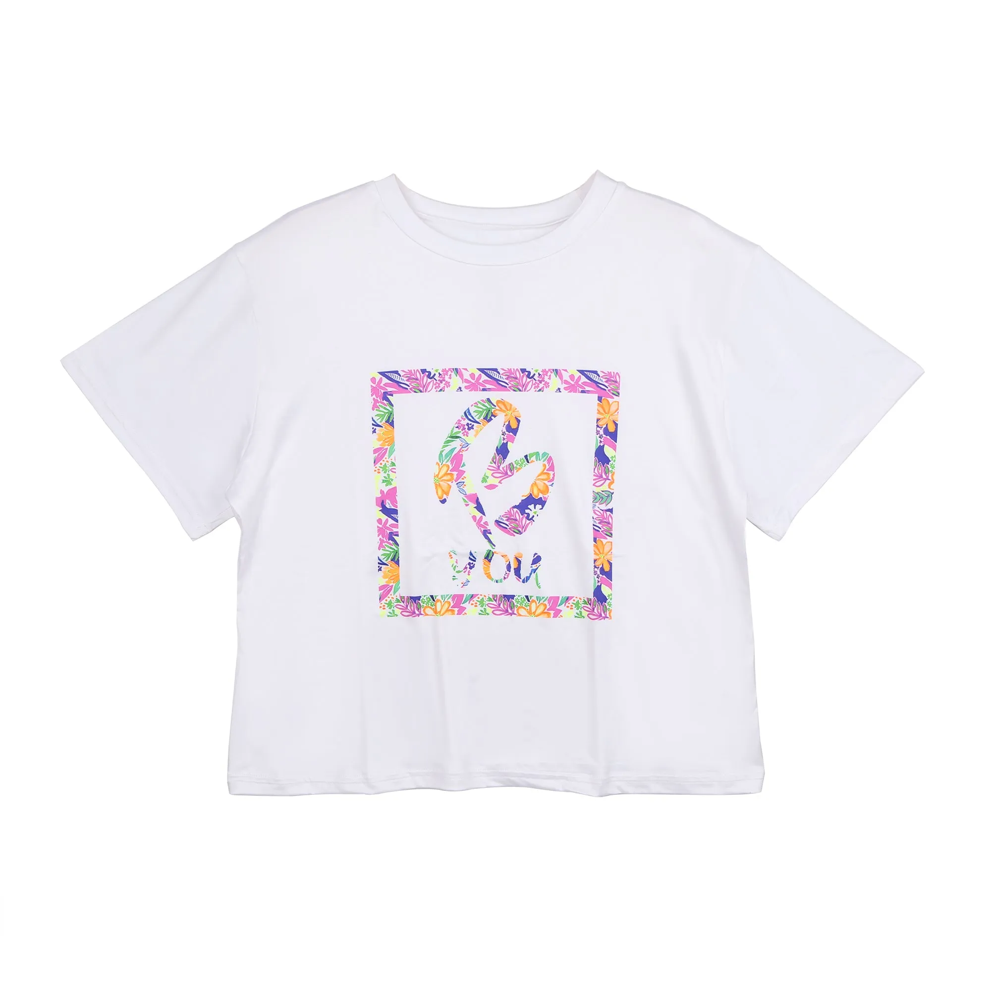 Tropical Logo - Cropped T Shirt