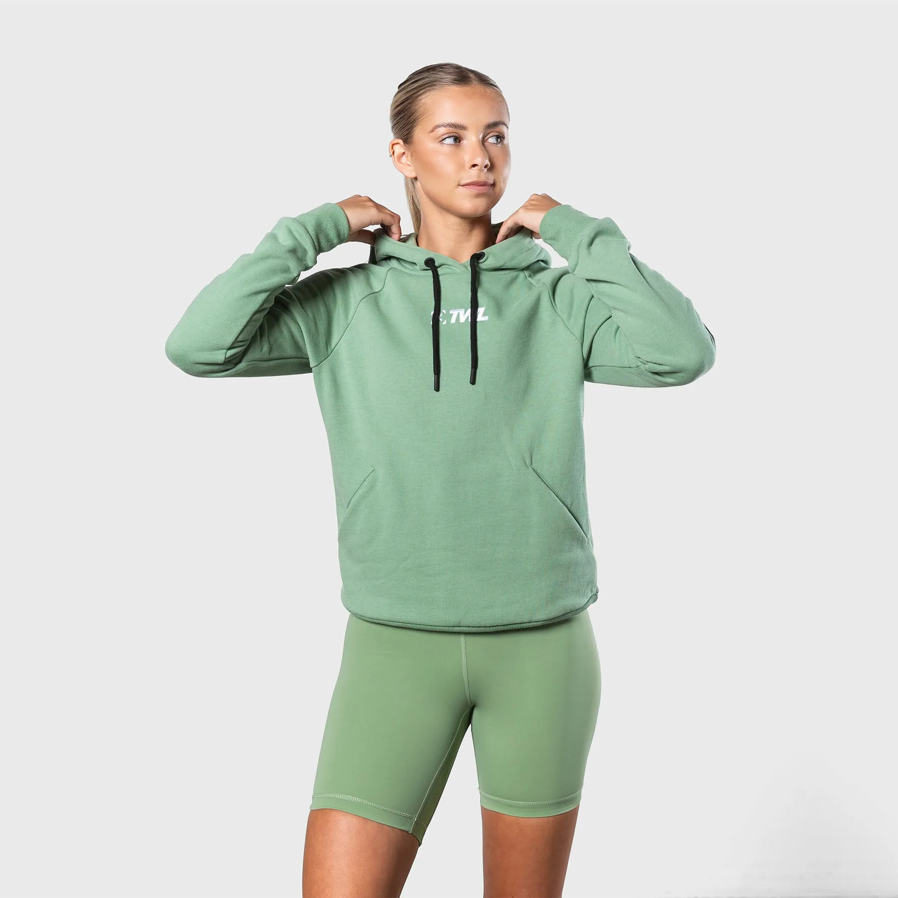 TWL - WOMENS REFORM OVERHEAD HOODIE - JADE