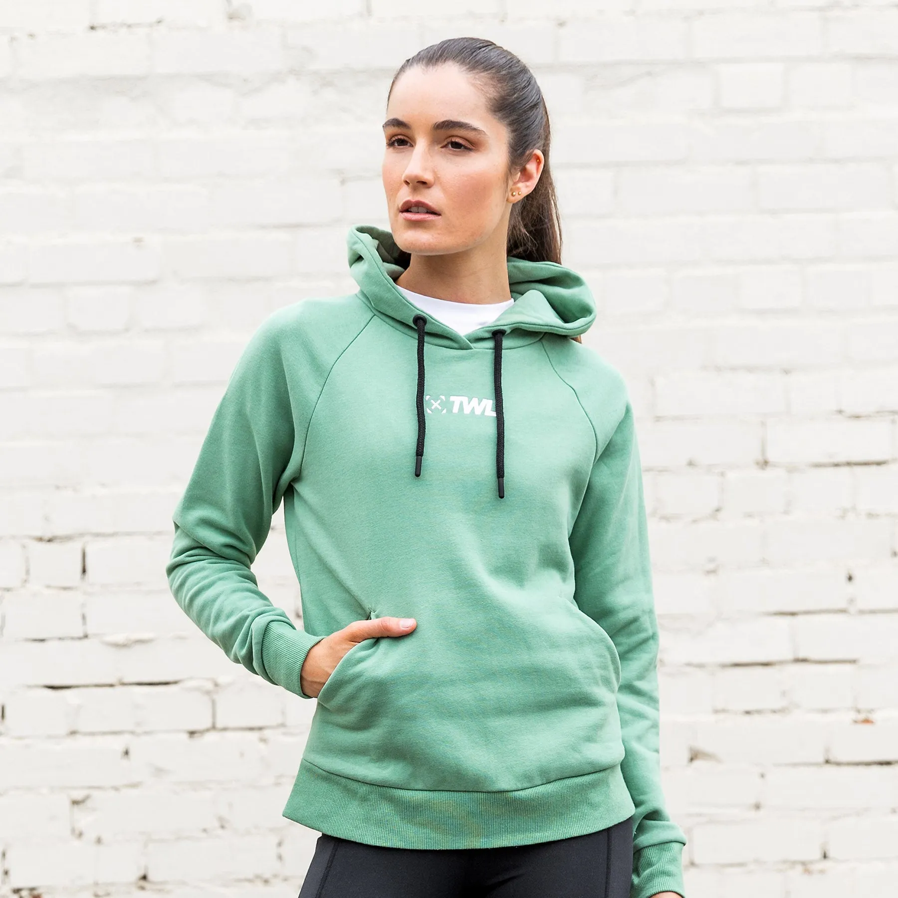 TWL - WOMENS REFORM OVERHEAD HOODIE - JADE