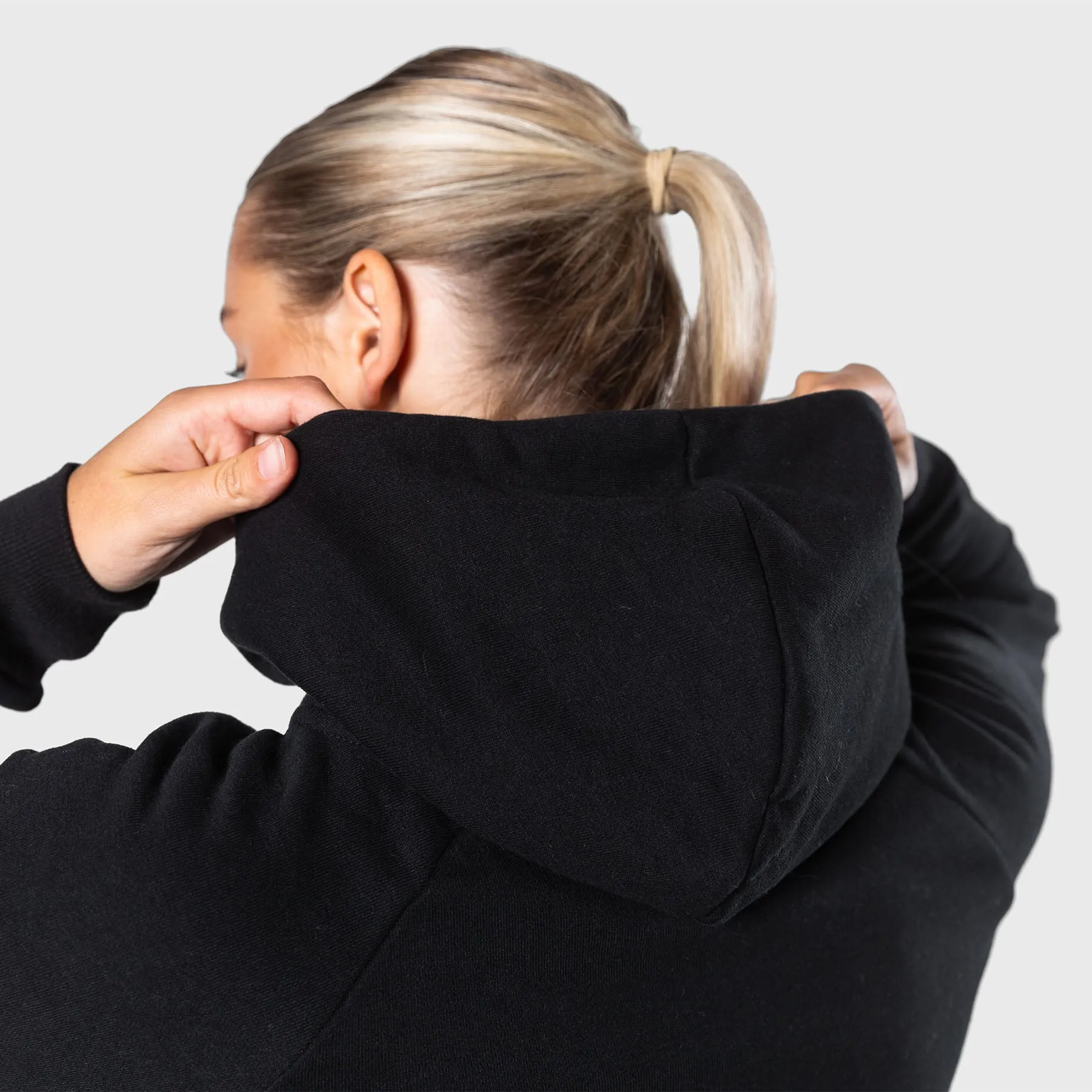 TWL - WOMENS REFORM ZIP THROUGH HOODIE - BLACK