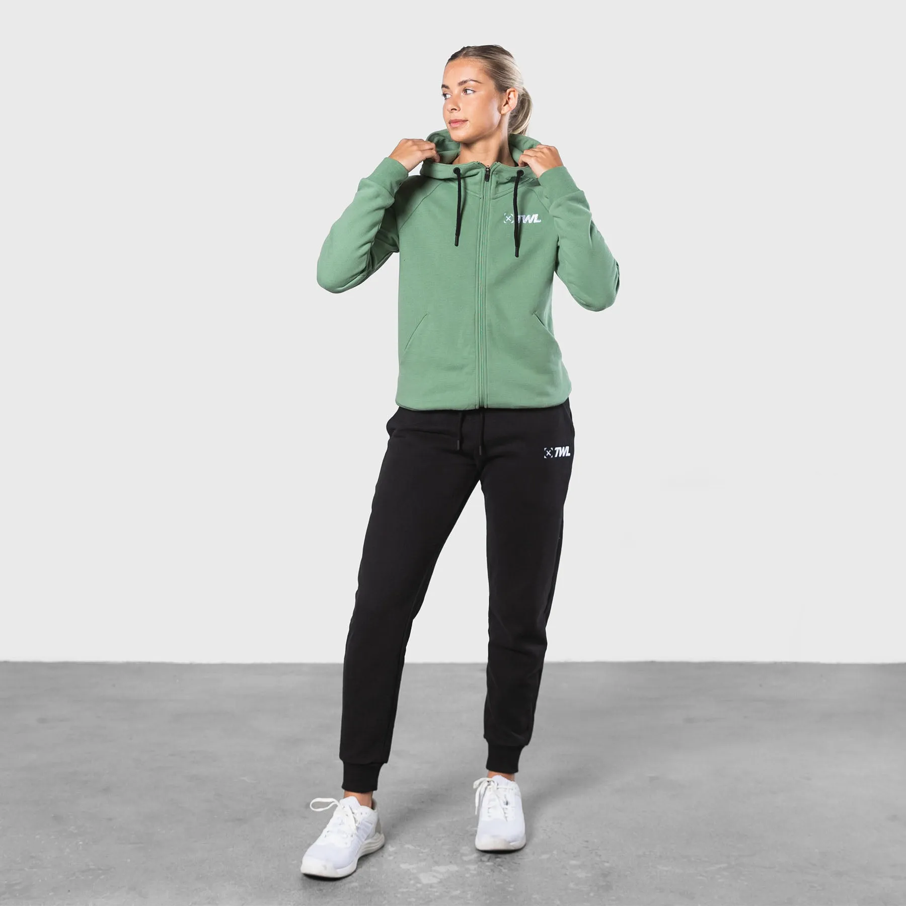 TWL - WOMENS REFORM ZIP THROUGH HOODIE - JADE
