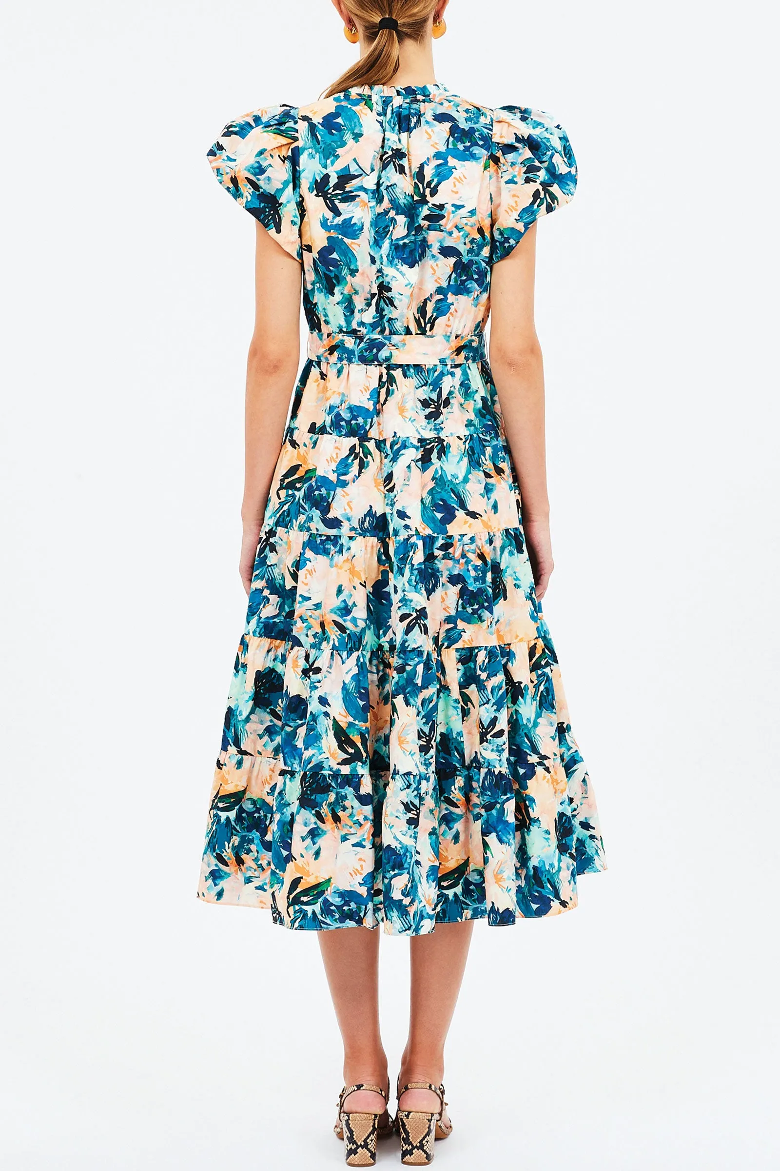 Ulla Johnson Ottillie Dress in Delphinium