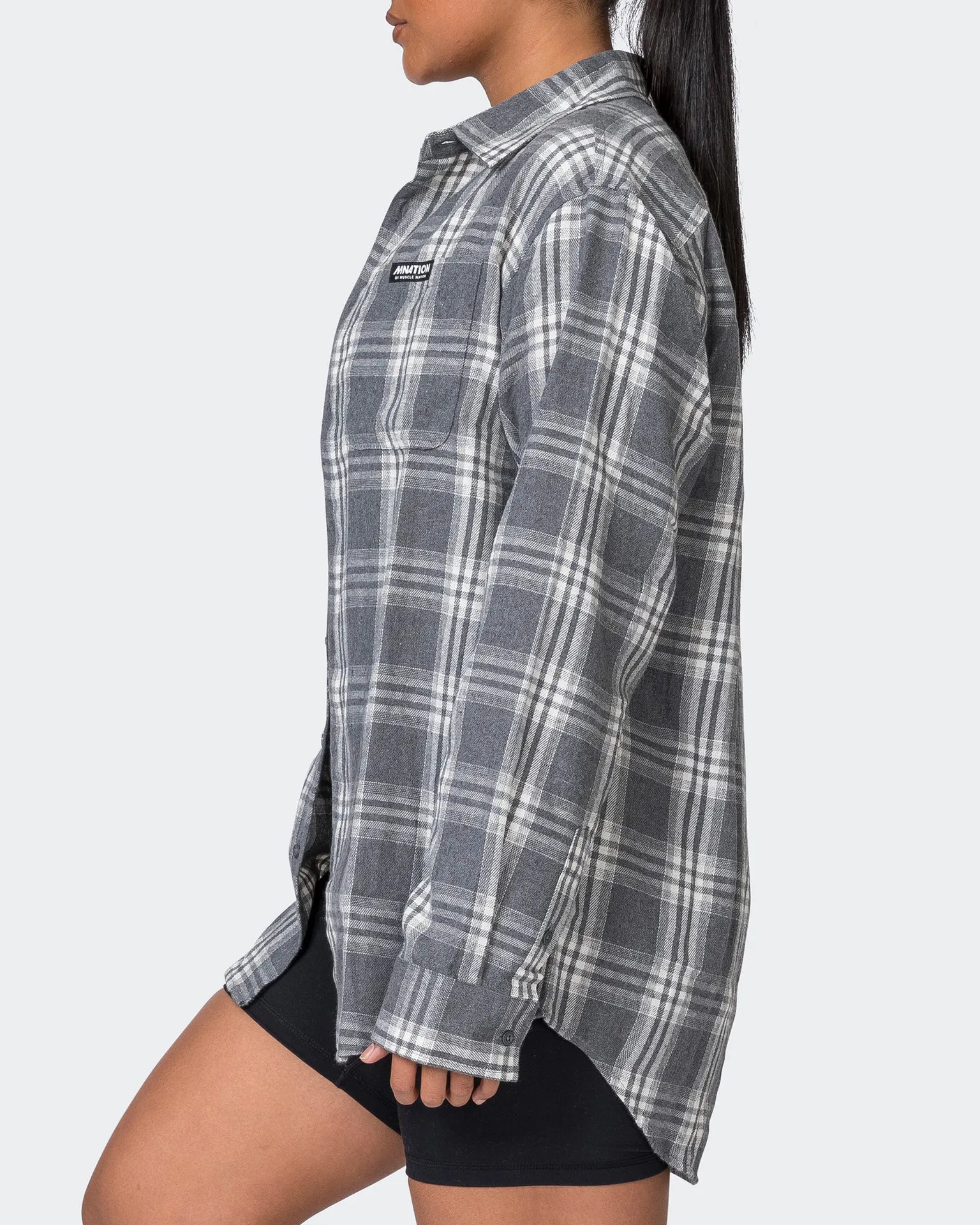 Unisex Check Throw Over - Tornado Check