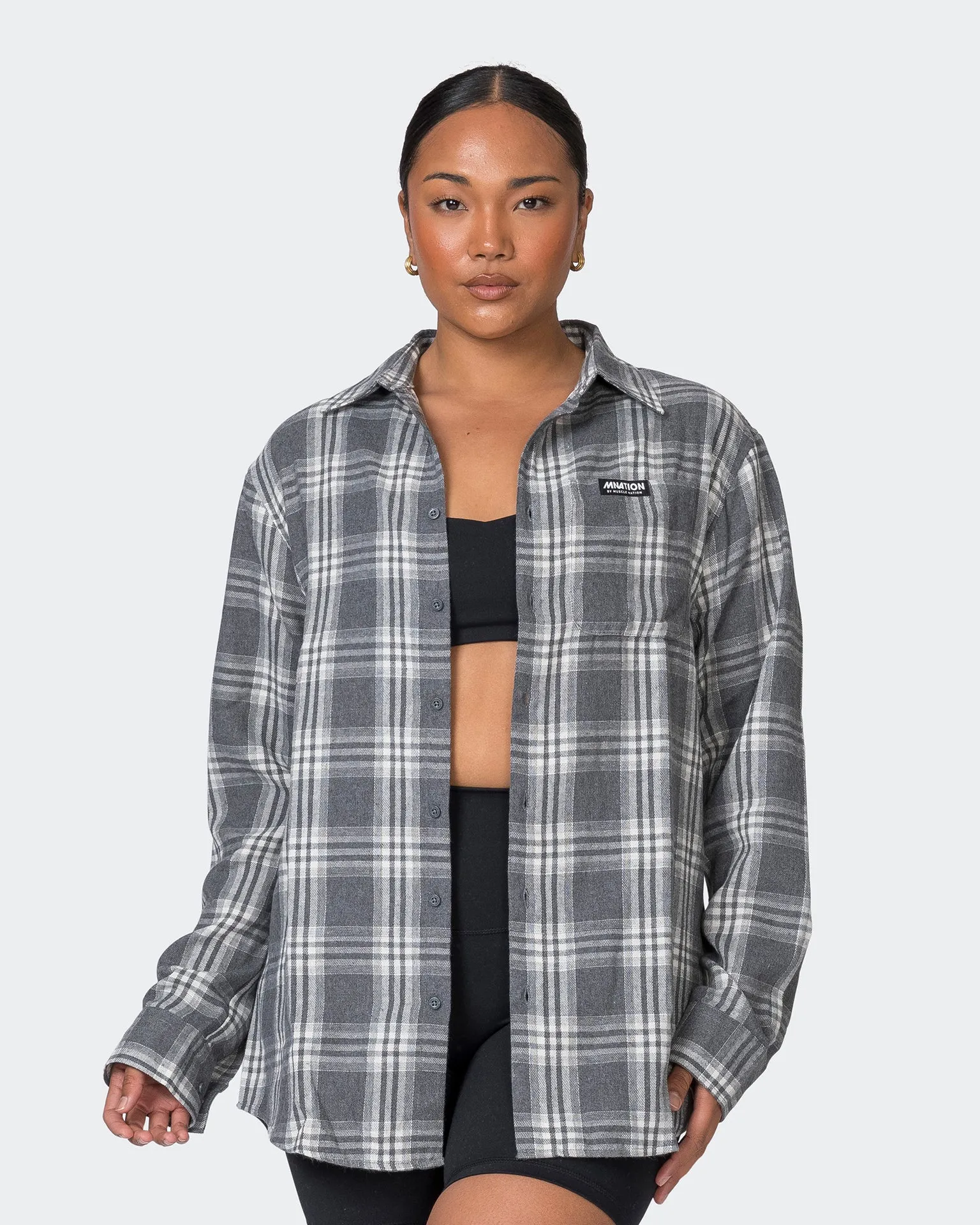 Unisex Check Throw Over - Tornado Check