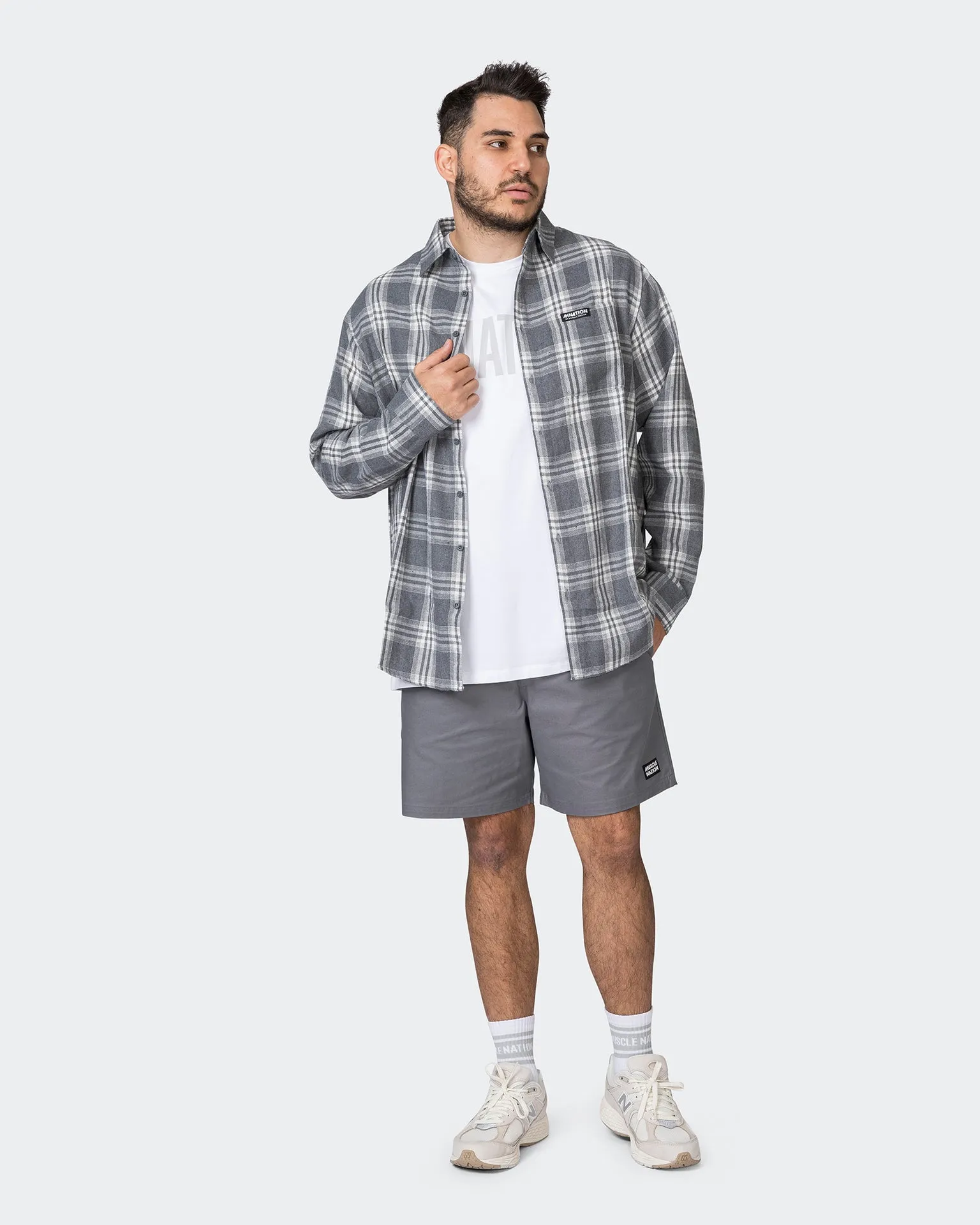 Unisex Check Throw Over - Tornado Check