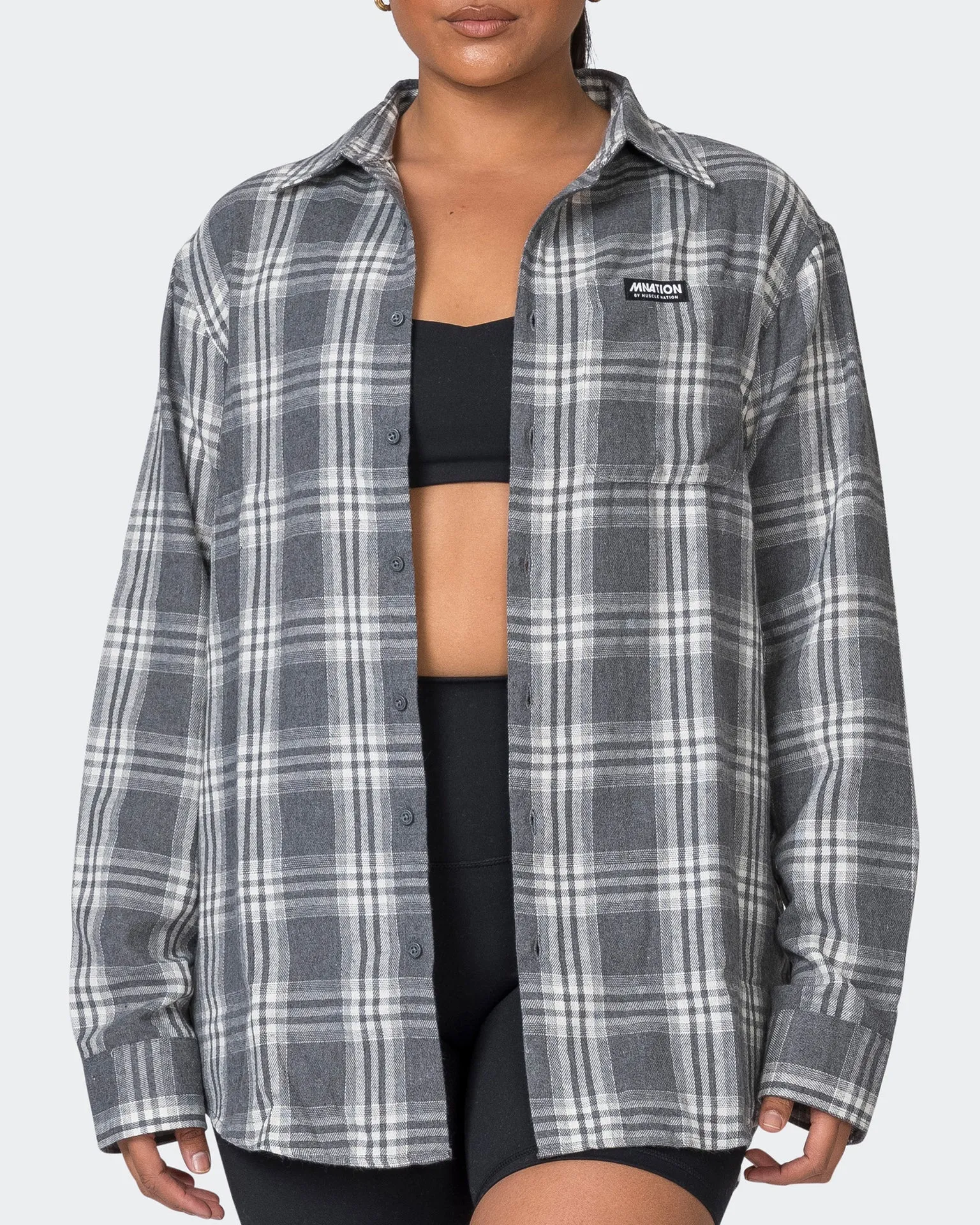Unisex Check Throw Over - Tornado Check