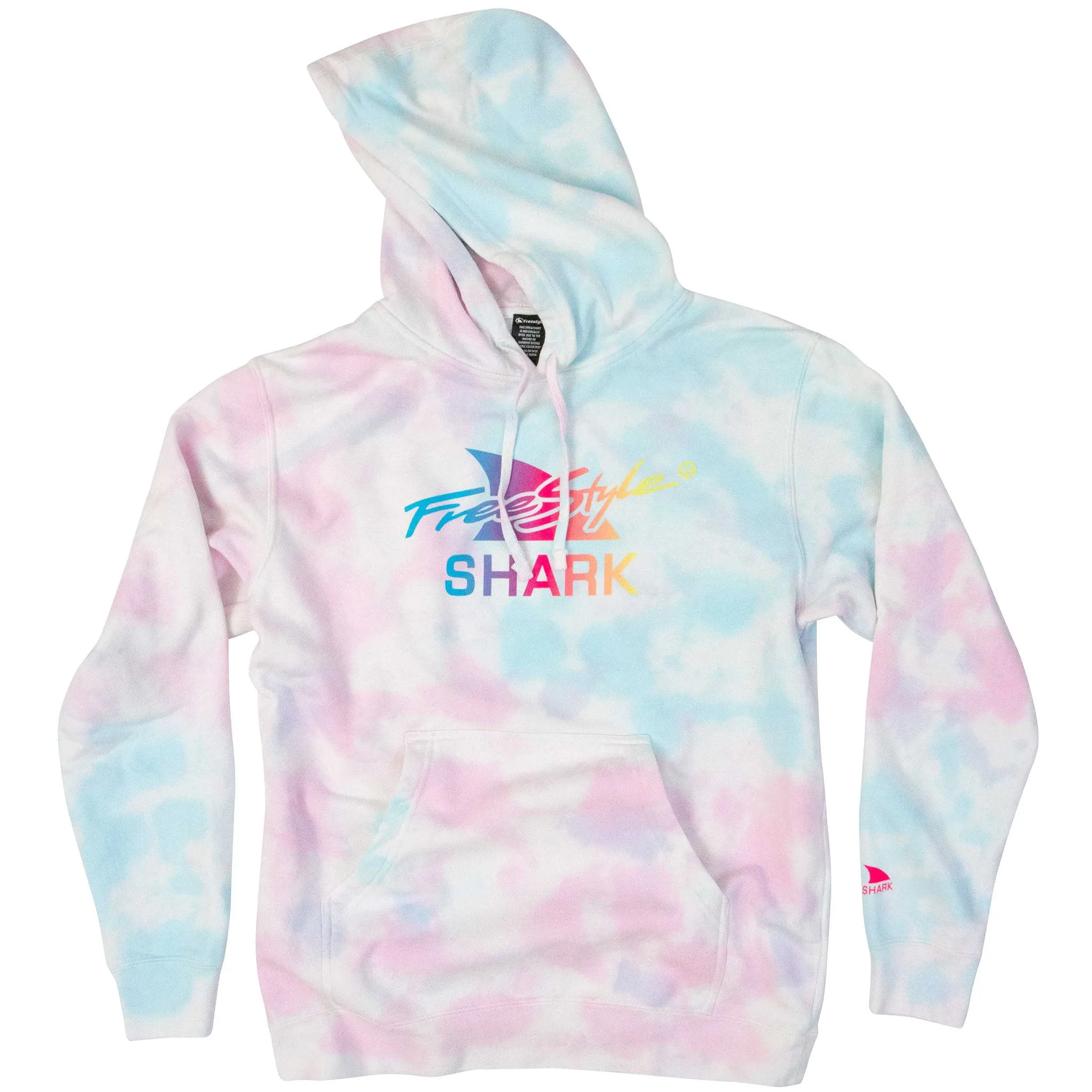 Unisex Cotton Candy Tie Dye Hoodie