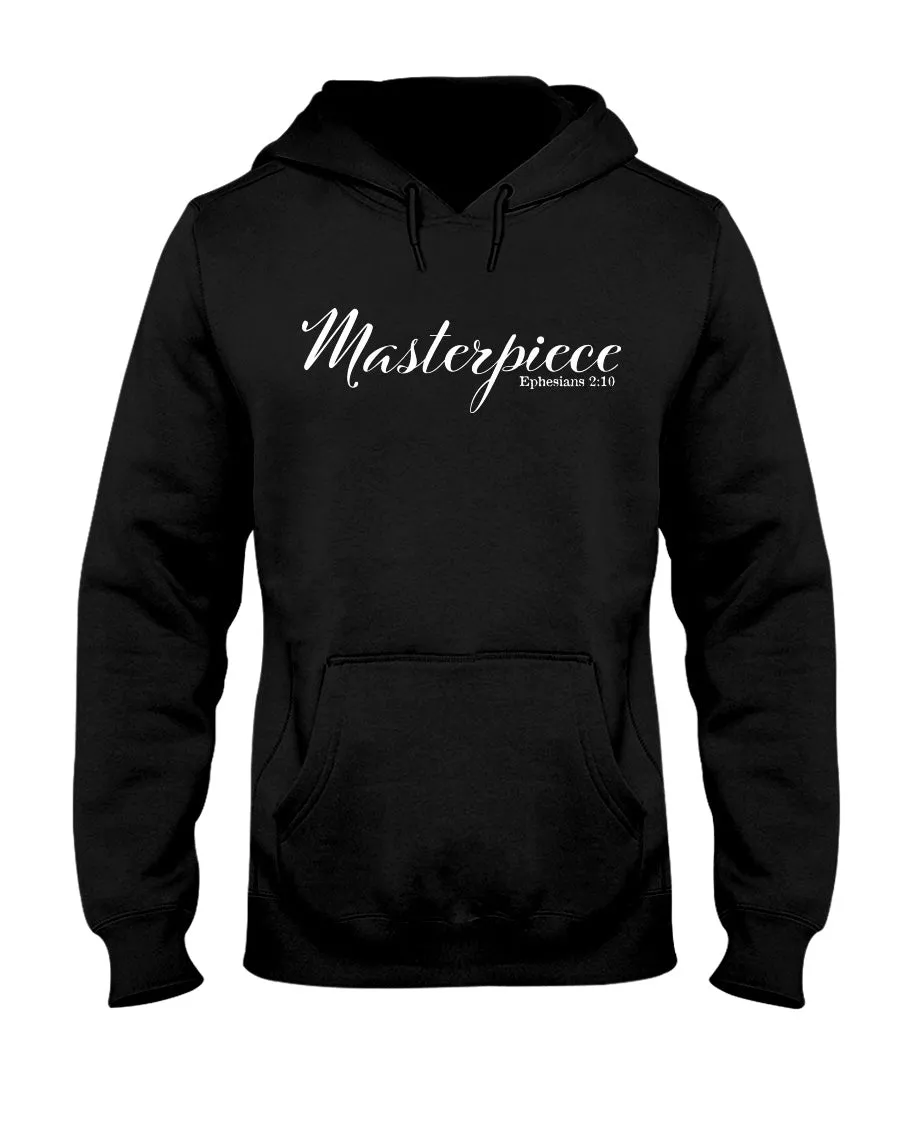 Unisex Masterpiece FleeceHoodie Darks Ephesians 2:10 Bible Verse