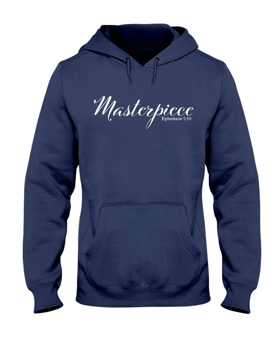 Unisex Masterpiece FleeceHoodie Darks Ephesians 2:10 Bible Verse