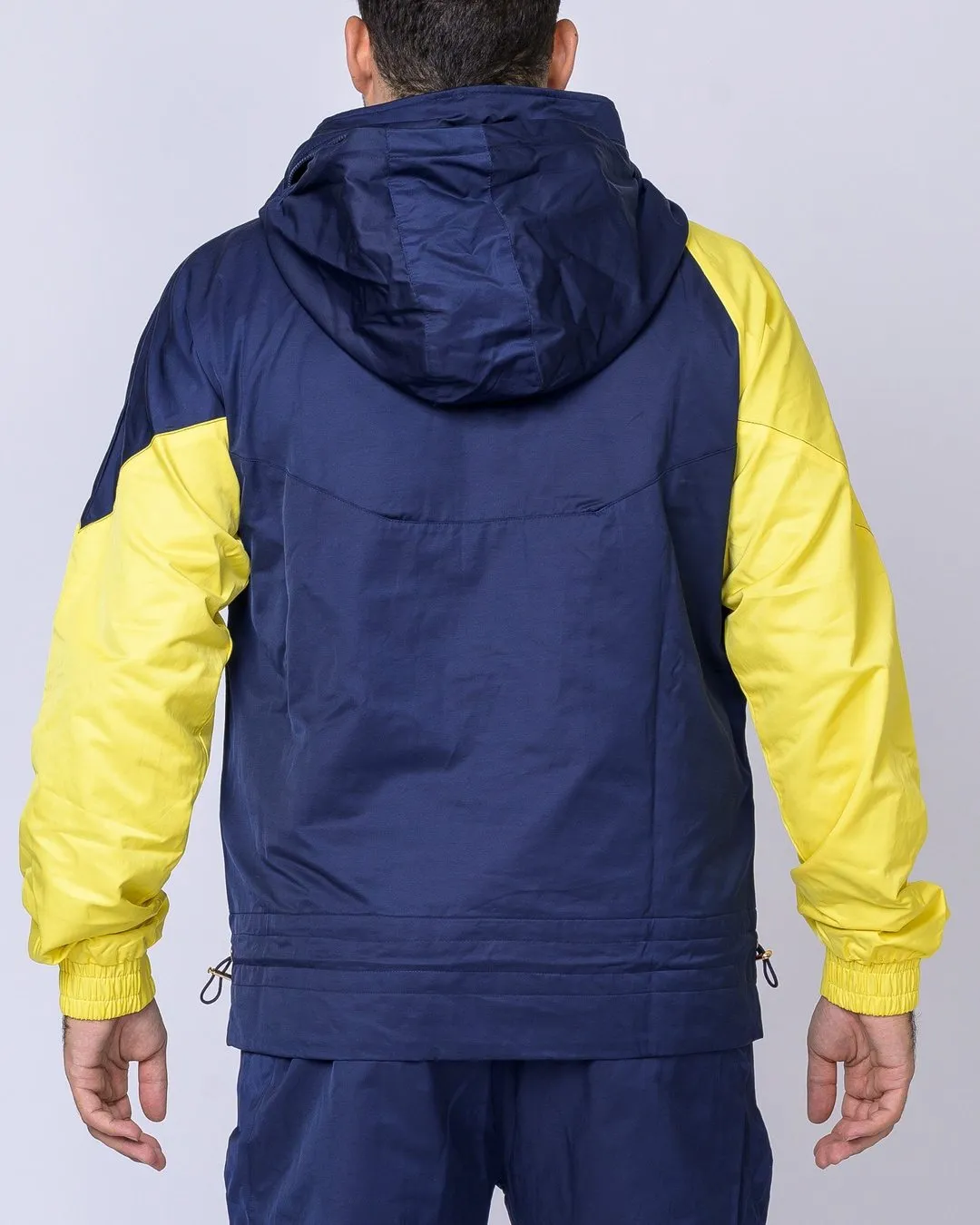 Unisex Retro Jacket - Navy/ Yellow