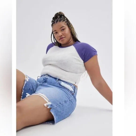 Urban Outfitters x Levi’s | 501 90s Vintage Denim Light Jean Shorts New Plus 18W