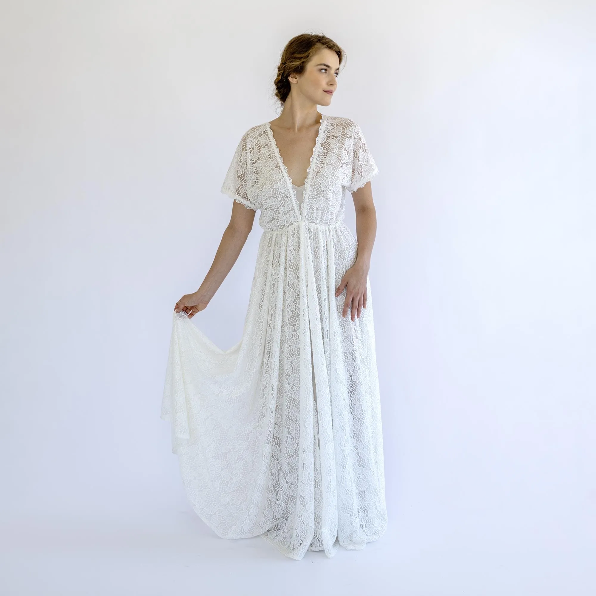 V-Neck Bridal Gown #1500