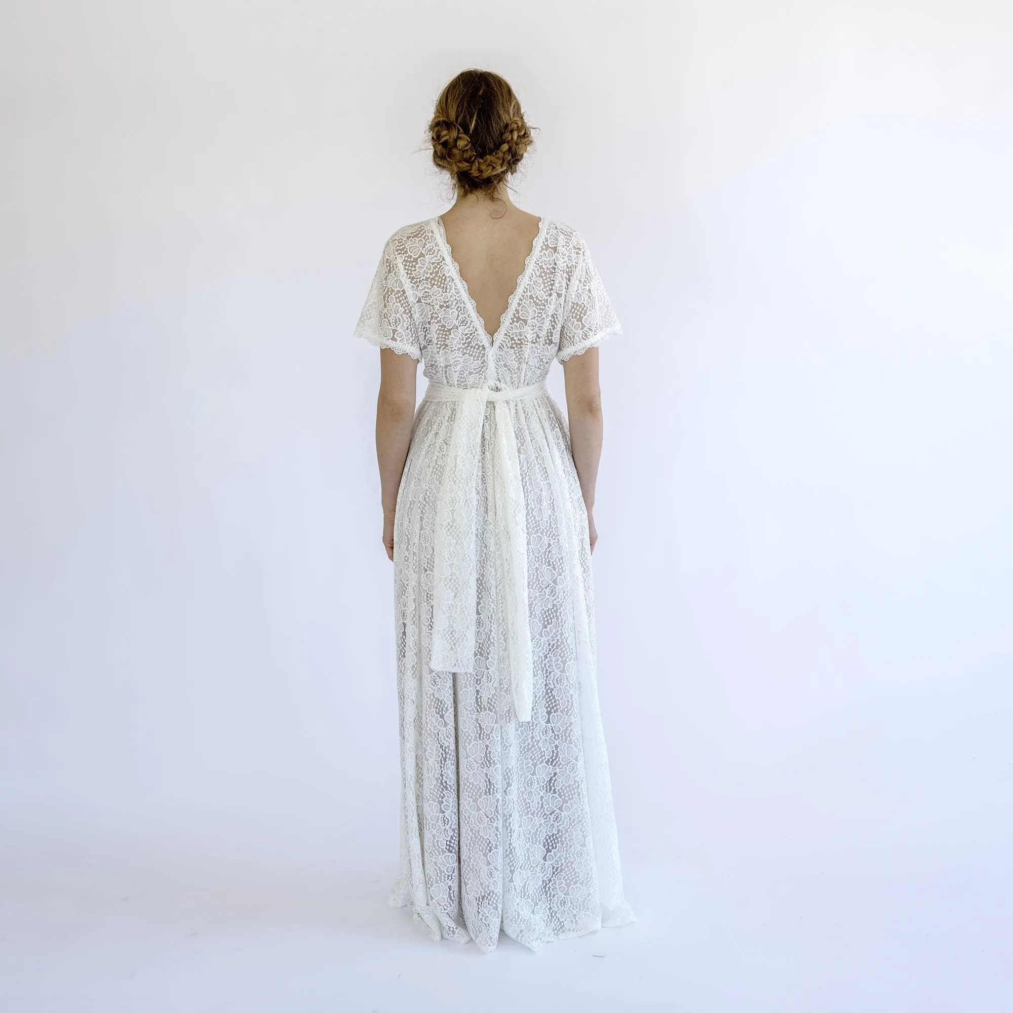 V-Neck Bridal Gown #1500
