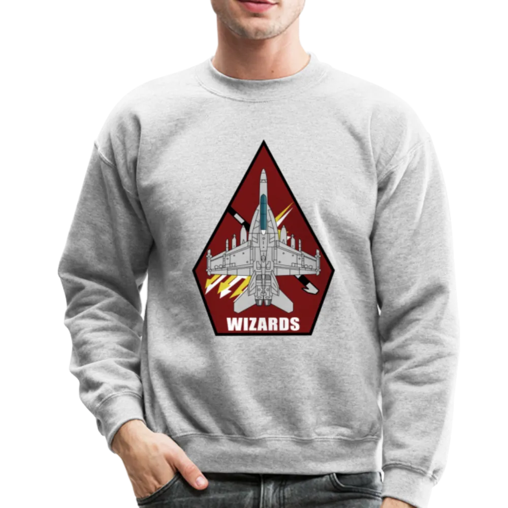 VAQ-133 Unisex Crewneck Sweatshirt with side sleeve print