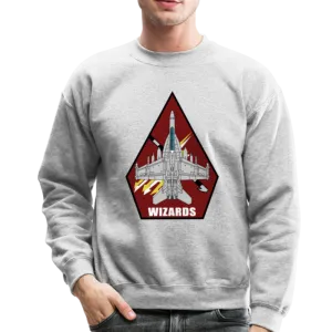 VAQ-133 Unisex Crewneck Sweatshirt with side sleeve print
