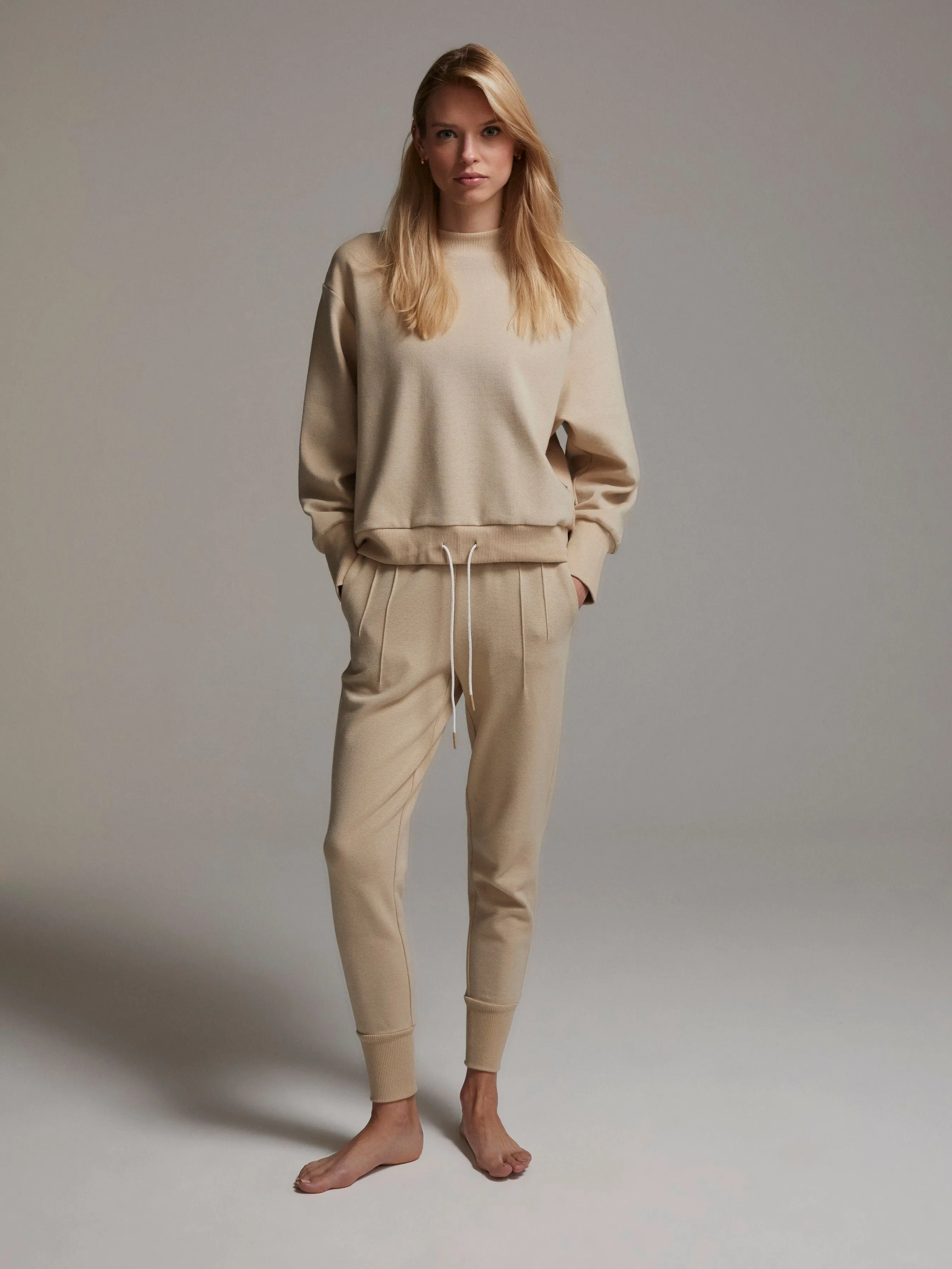 VARLEY Amberley Ribbed Pant Sand