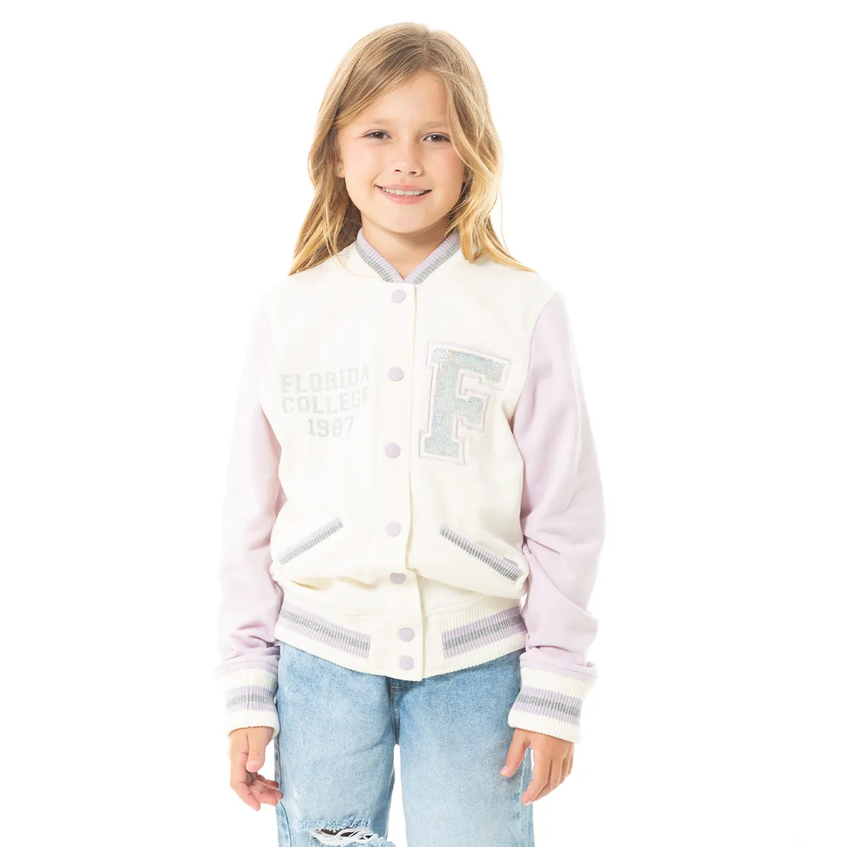 VARSITY COLLEGE JACKET FOR GIRLS