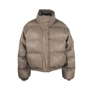 Veda Bomber Jacket: Short, Zipped, Ribbed Cuffs