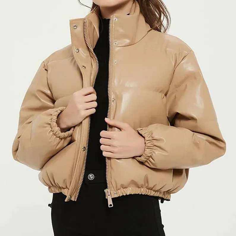 Veda Bomber Jacket: Short, Zipped, Ribbed Cuffs