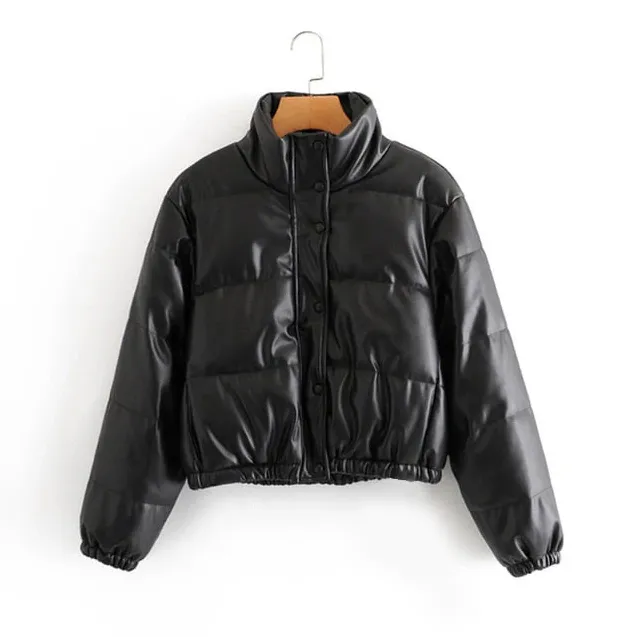 Veda Bomber Jacket: Short, Zipped, Ribbed Cuffs