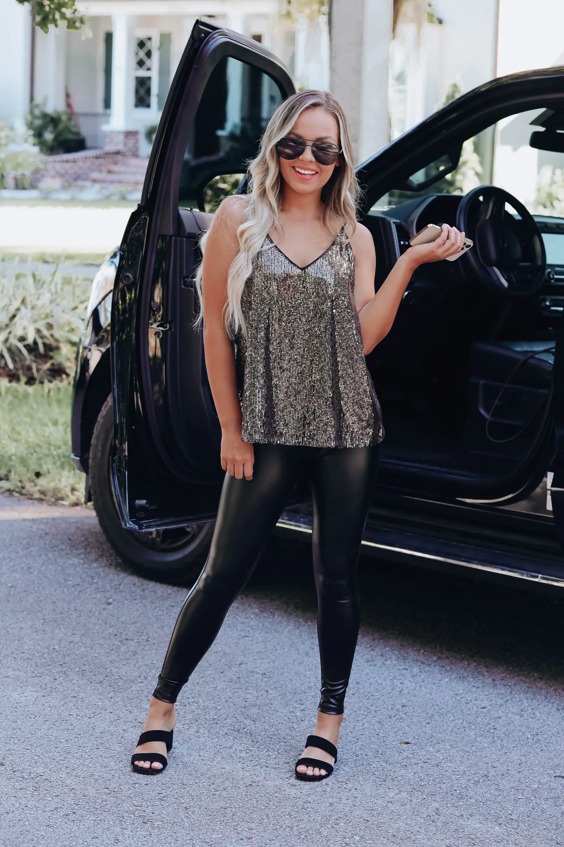 Venetian Zecchino Cami - Black