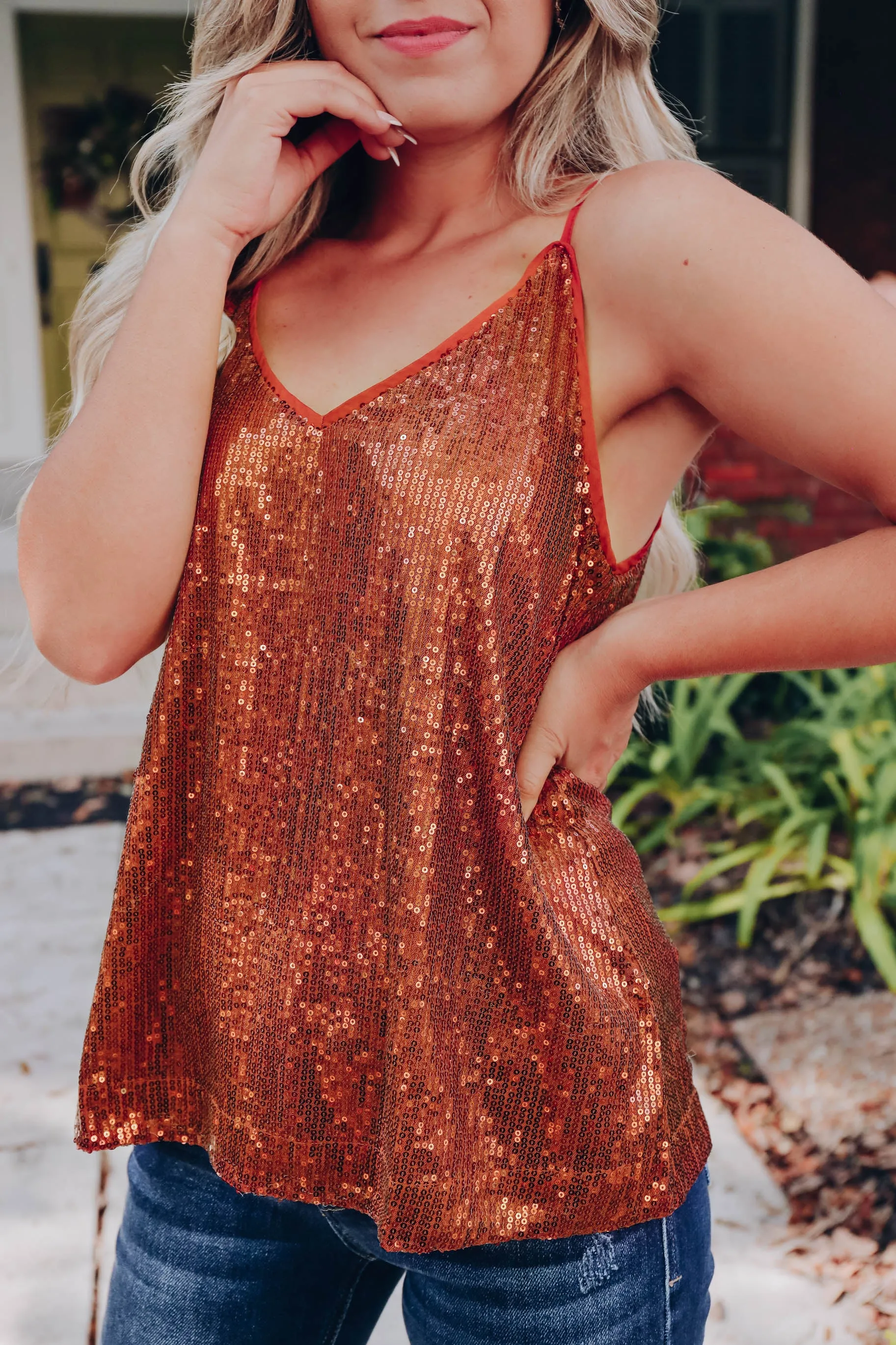 Venetian Zecchino Cami - Copper- Final Sale