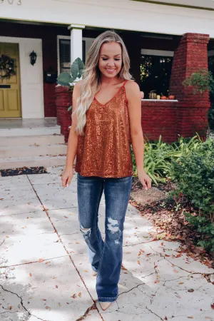 Venetian Zecchino Cami - Copper- Final Sale