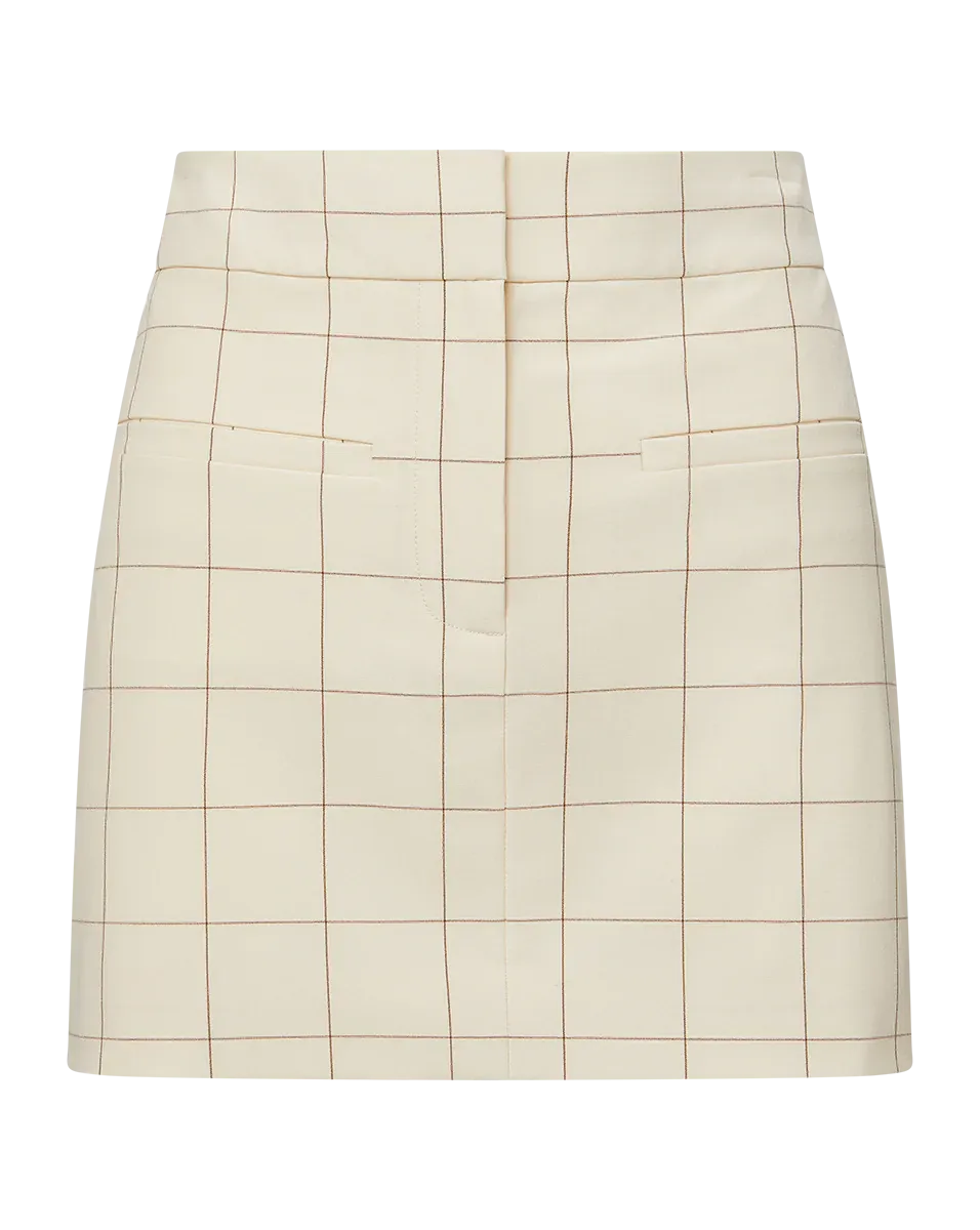 VERONICA BEARD Elara Plaid Skirt