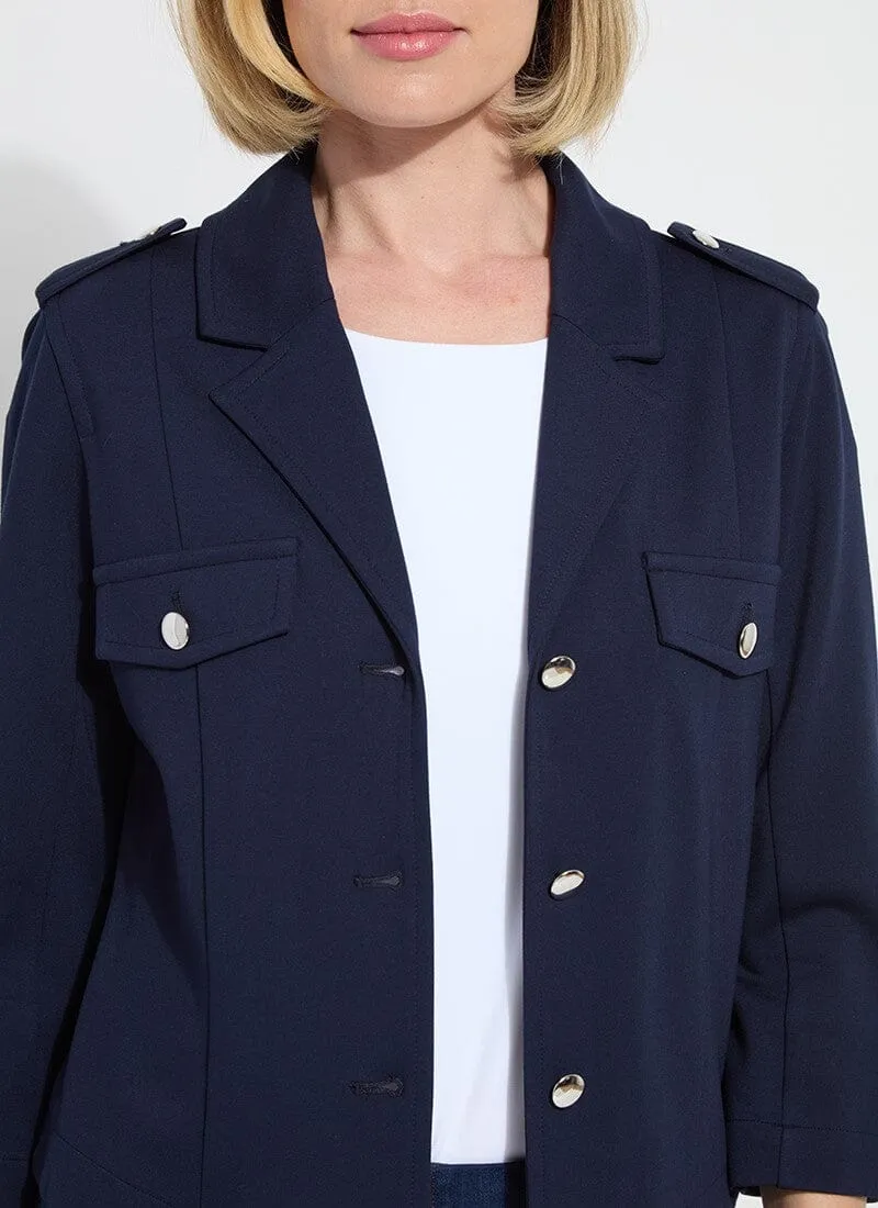 Veronica Ponte Crop Blazer