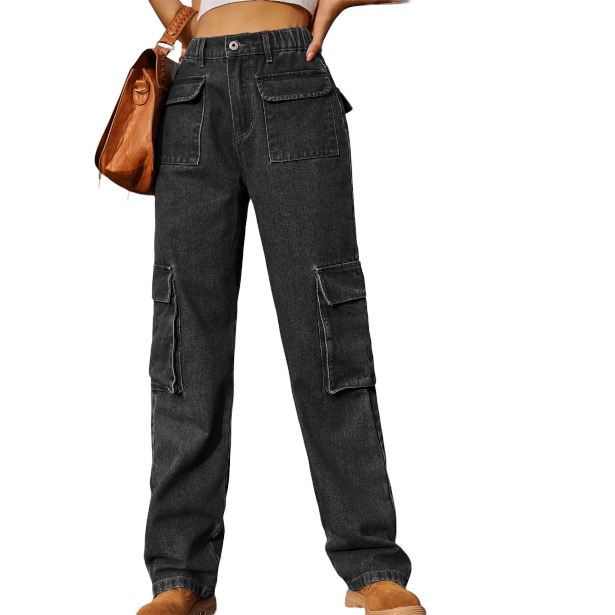 Versatile Workday Pocketed Jeans