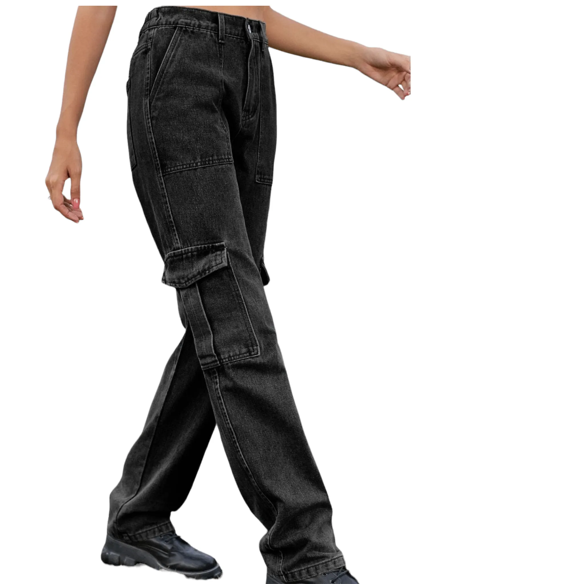 Versatile Workday Pocketed Jeans