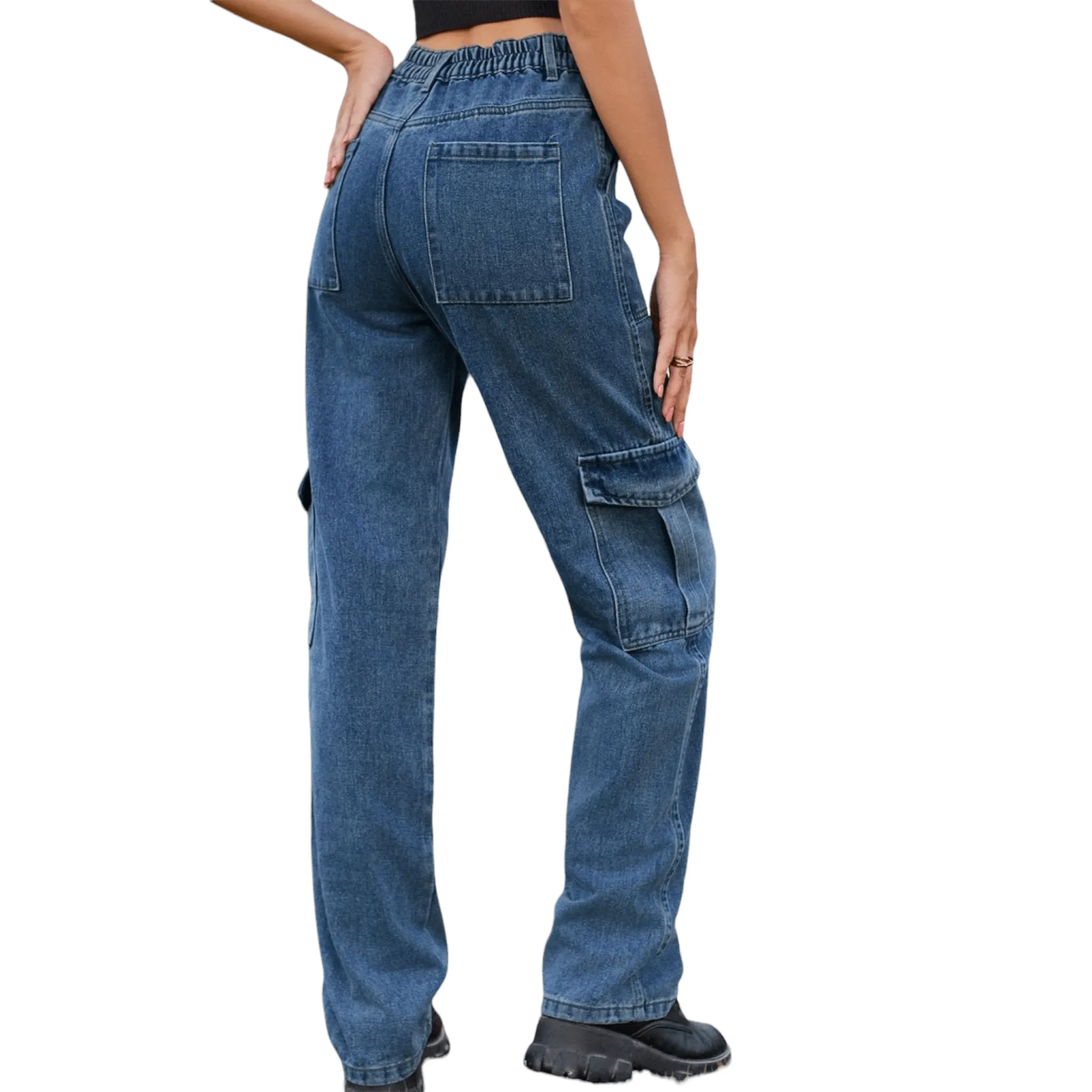 Versatile Workday Pocketed Jeans