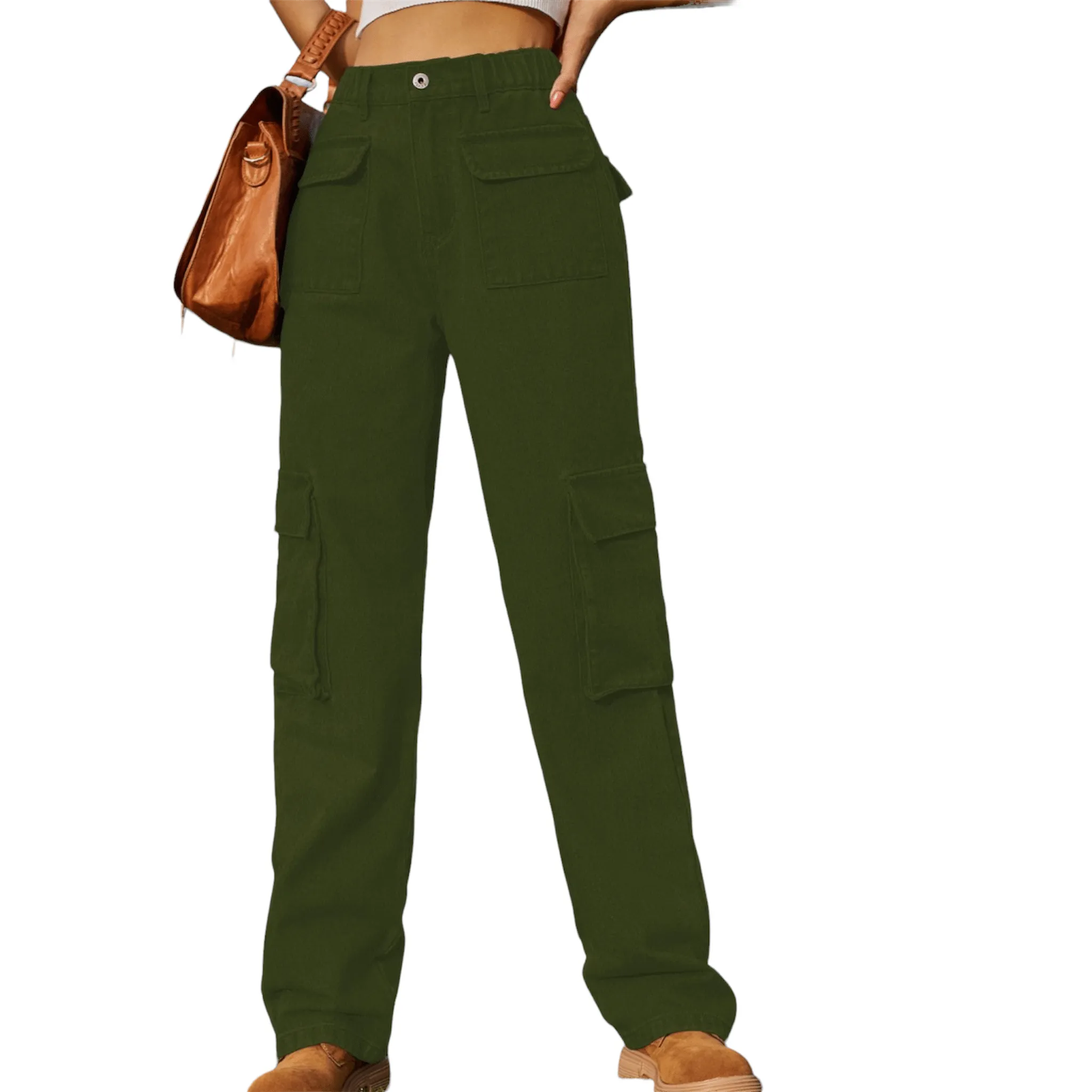 Versatile Workday Pocketed Jeans