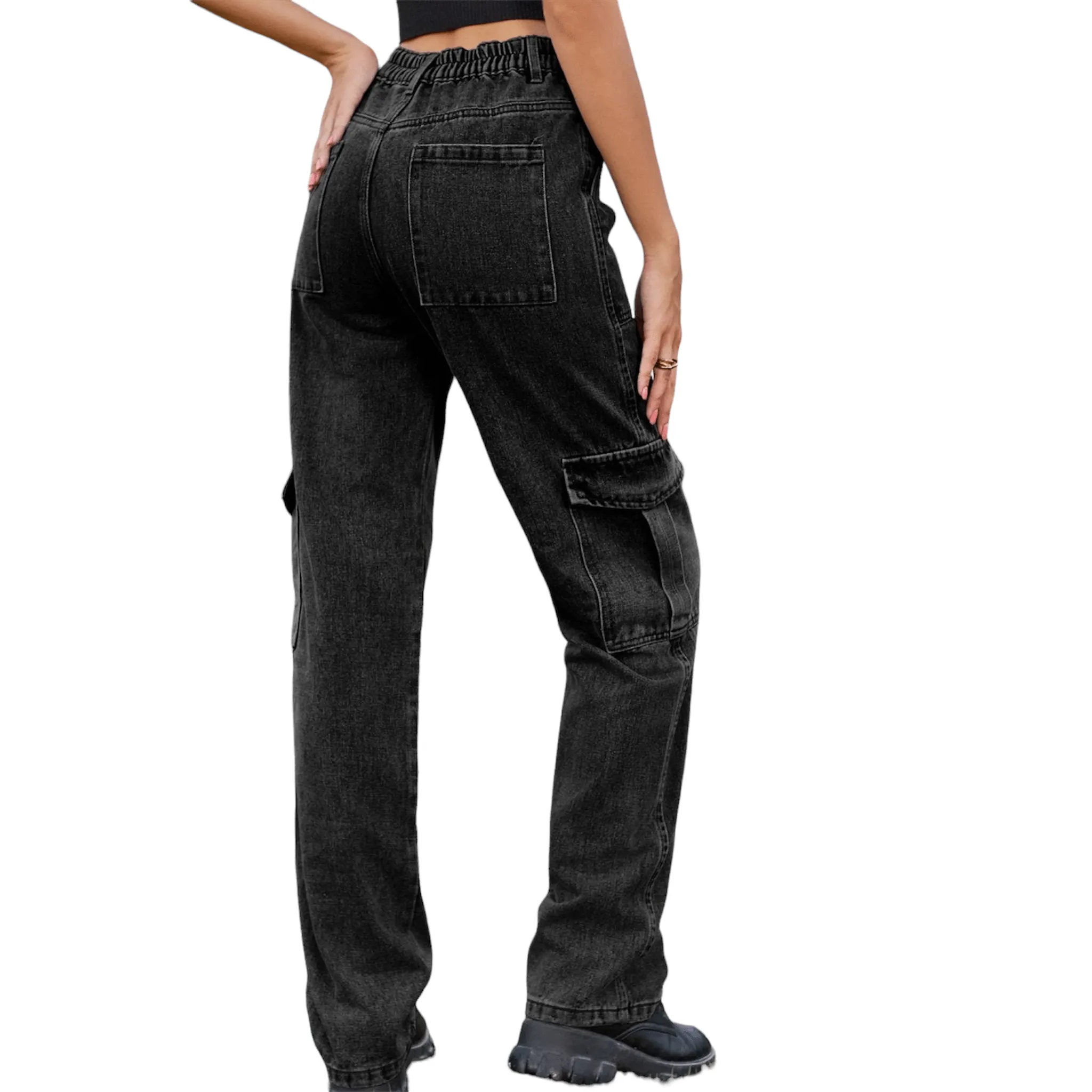 Versatile Workday Pocketed Jeans