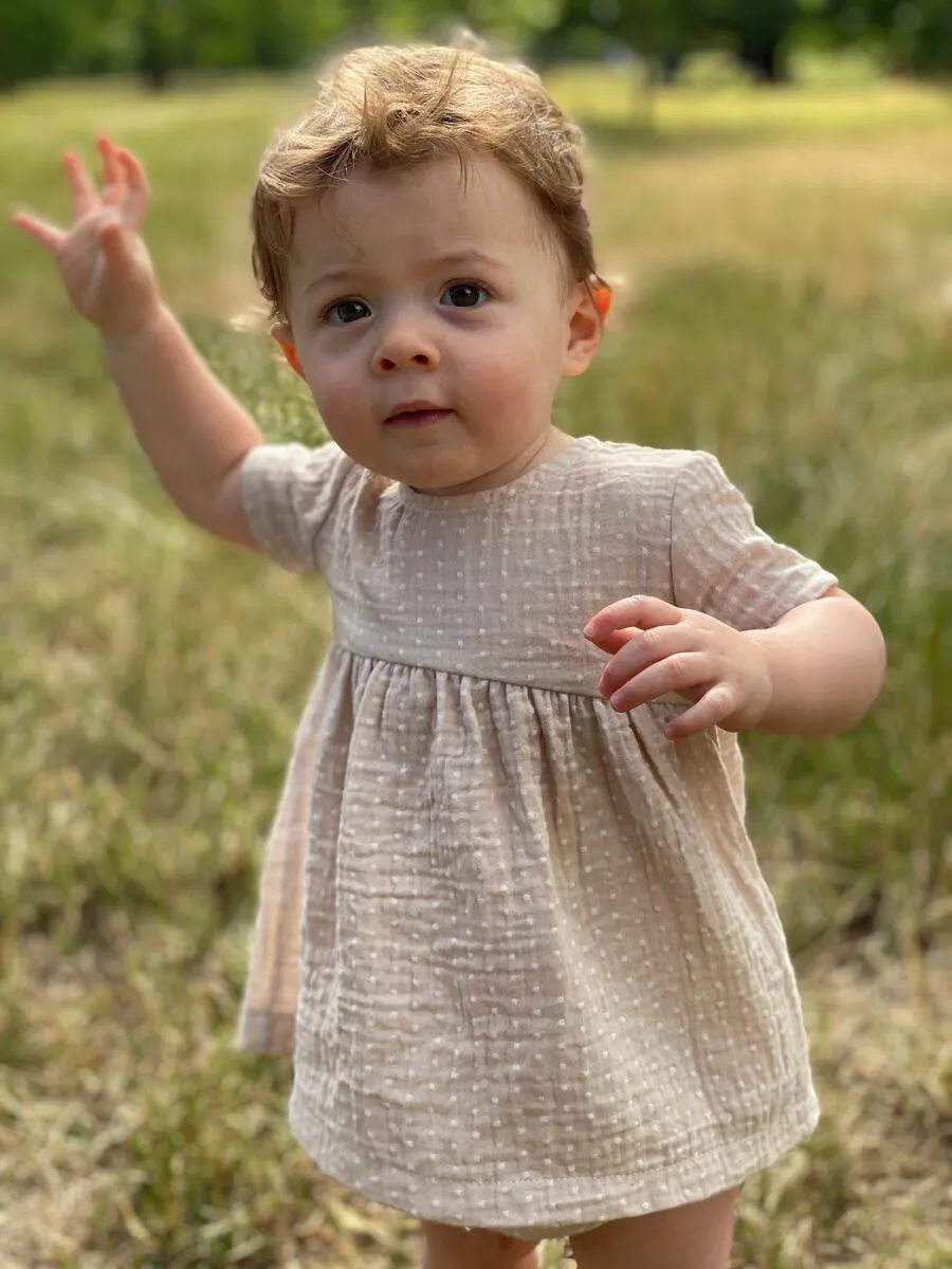 Vignette Cream Agnes Dress