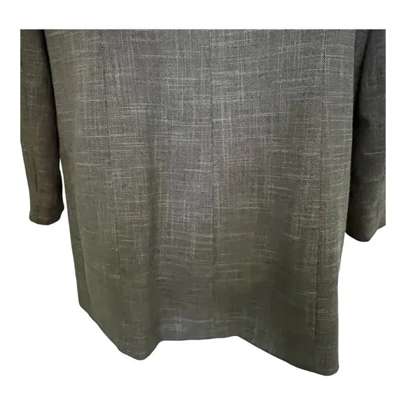 Vintage Calvin Klein Gold Label Long Gray Jacket No Closure   8