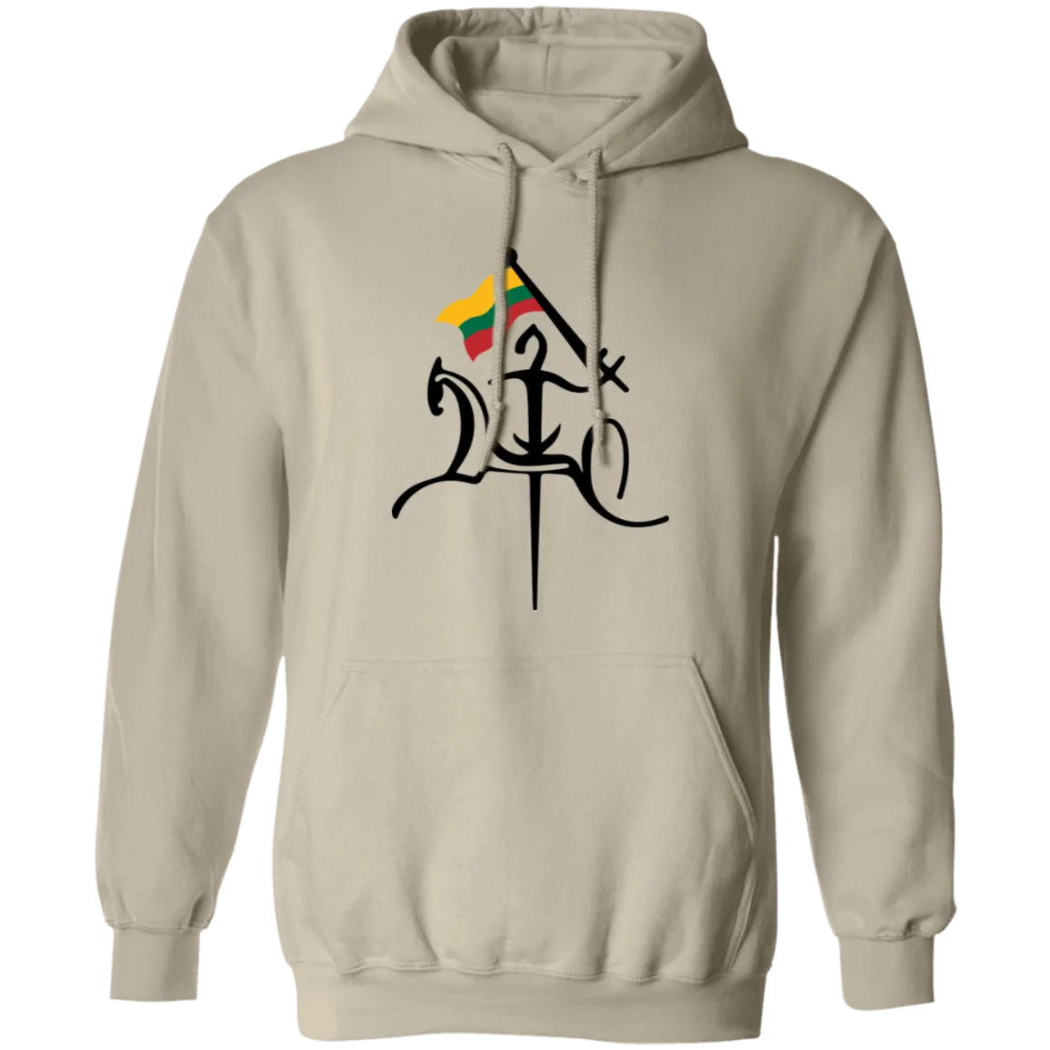 Vytis With Flag - Men/Women Unisex Comfort Pullover Hoodie
