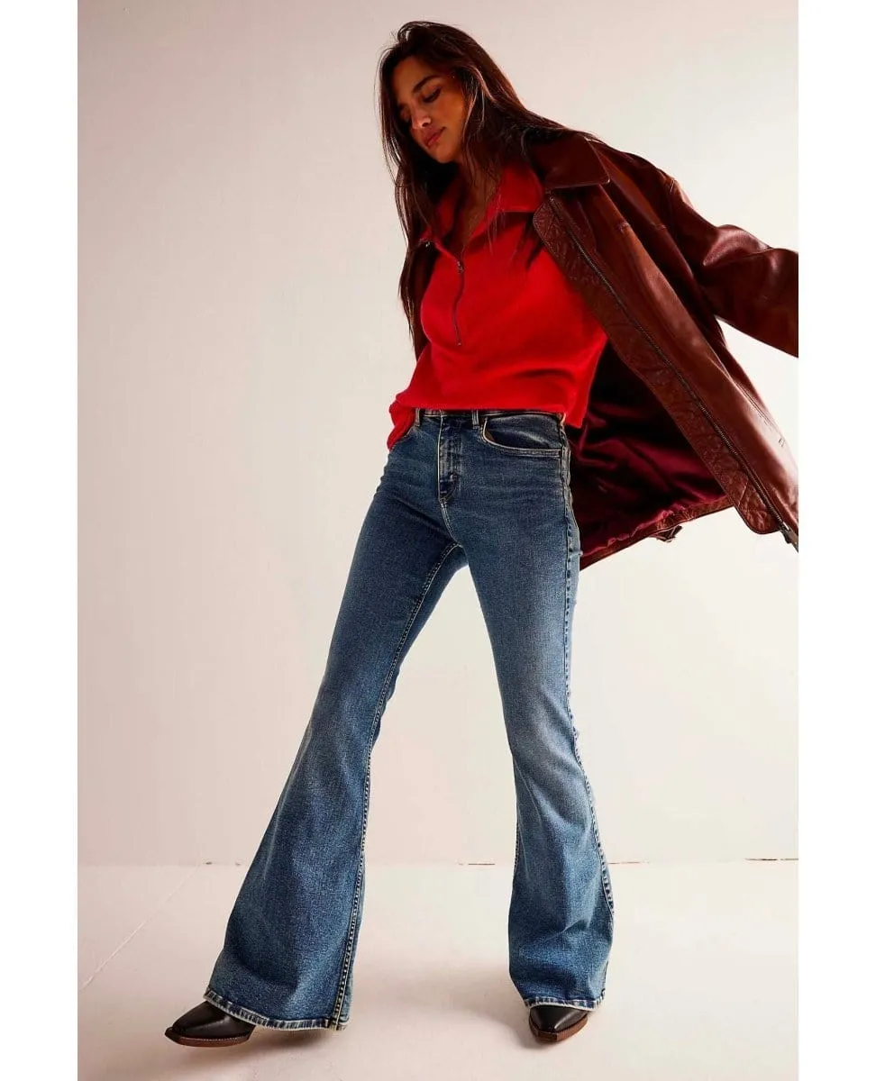 Walk Away Tunic Sweater Red