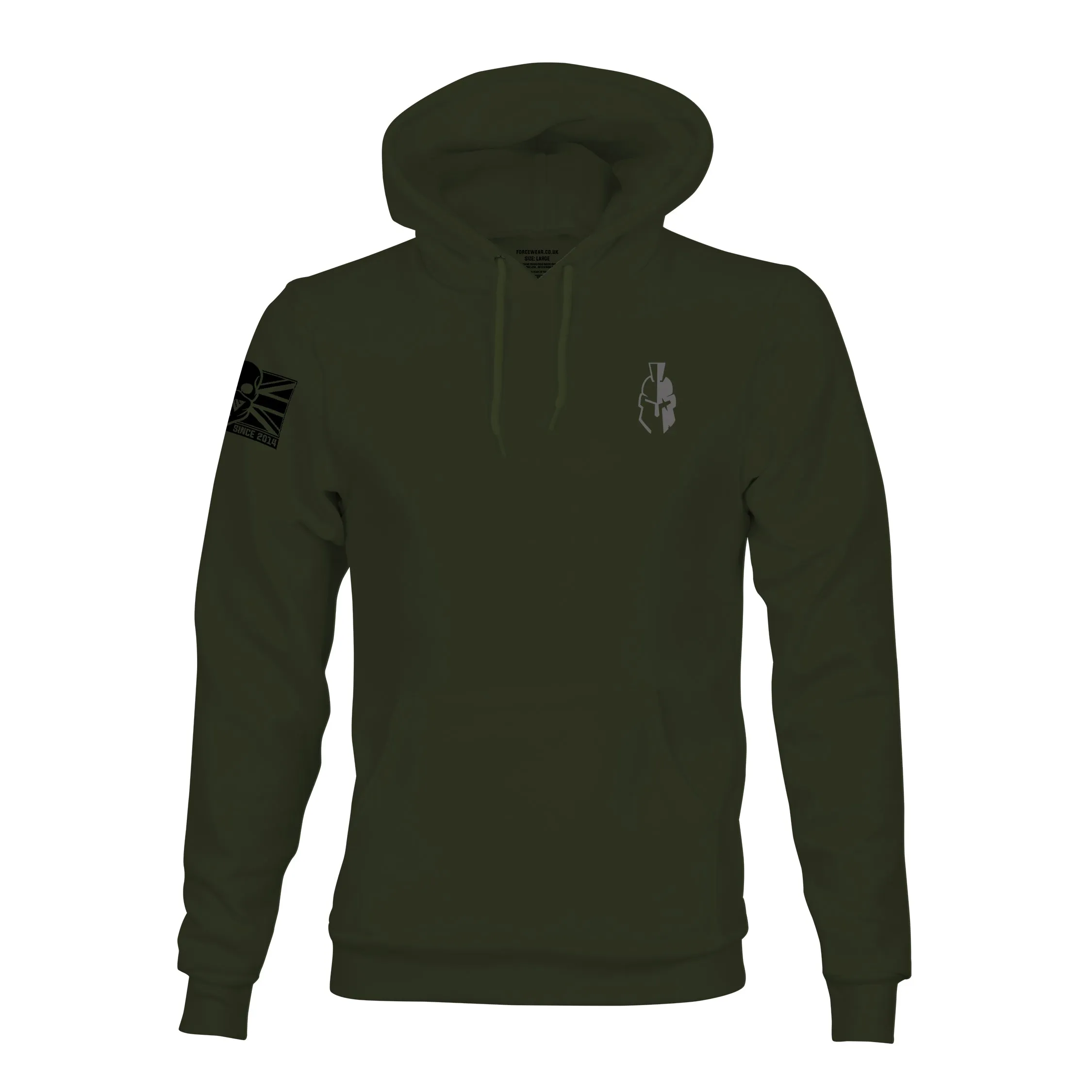 WARRIORS GREY HELMET HOODIE