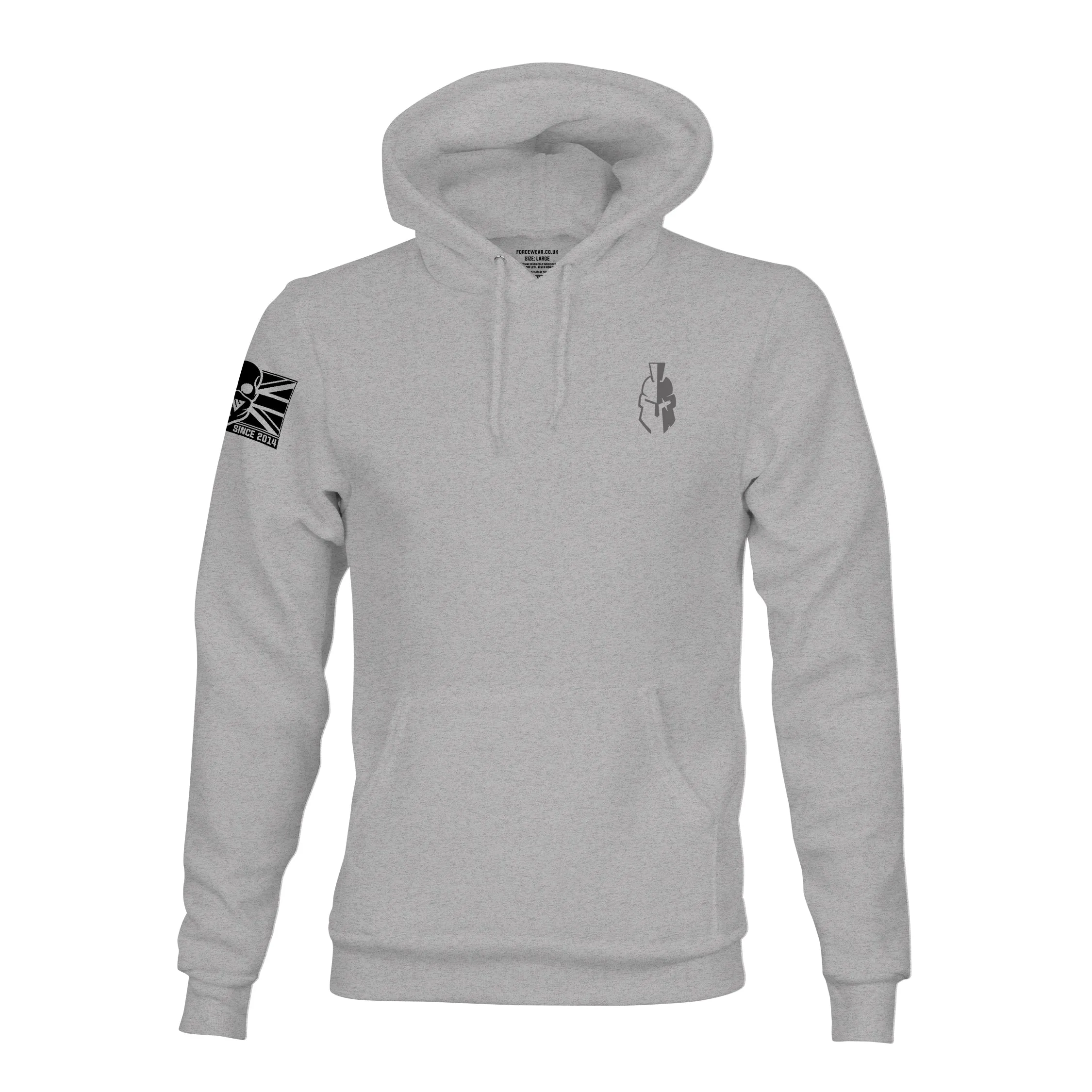WARRIORS GREY HELMET HOODIE