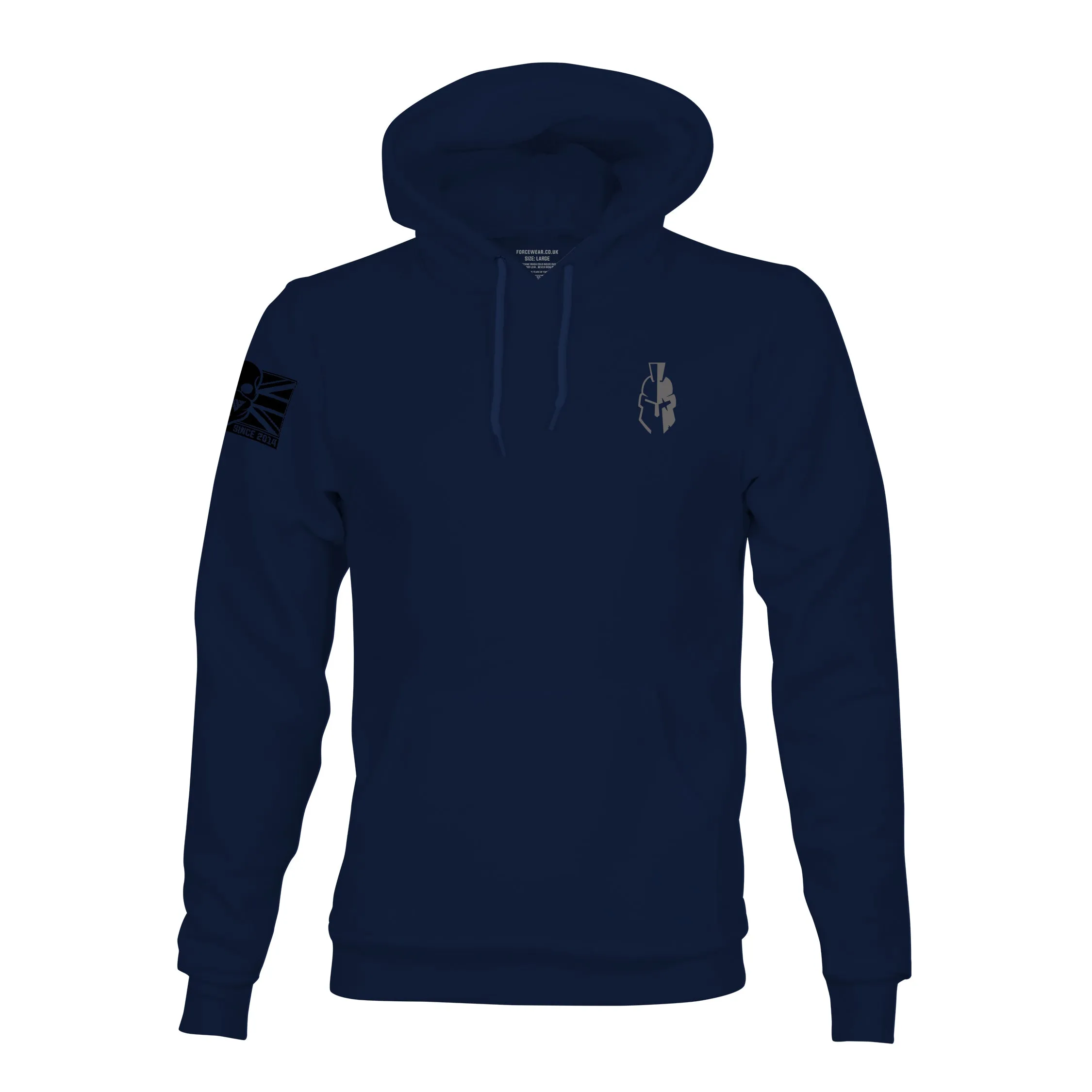 WARRIORS GREY HELMET HOODIE