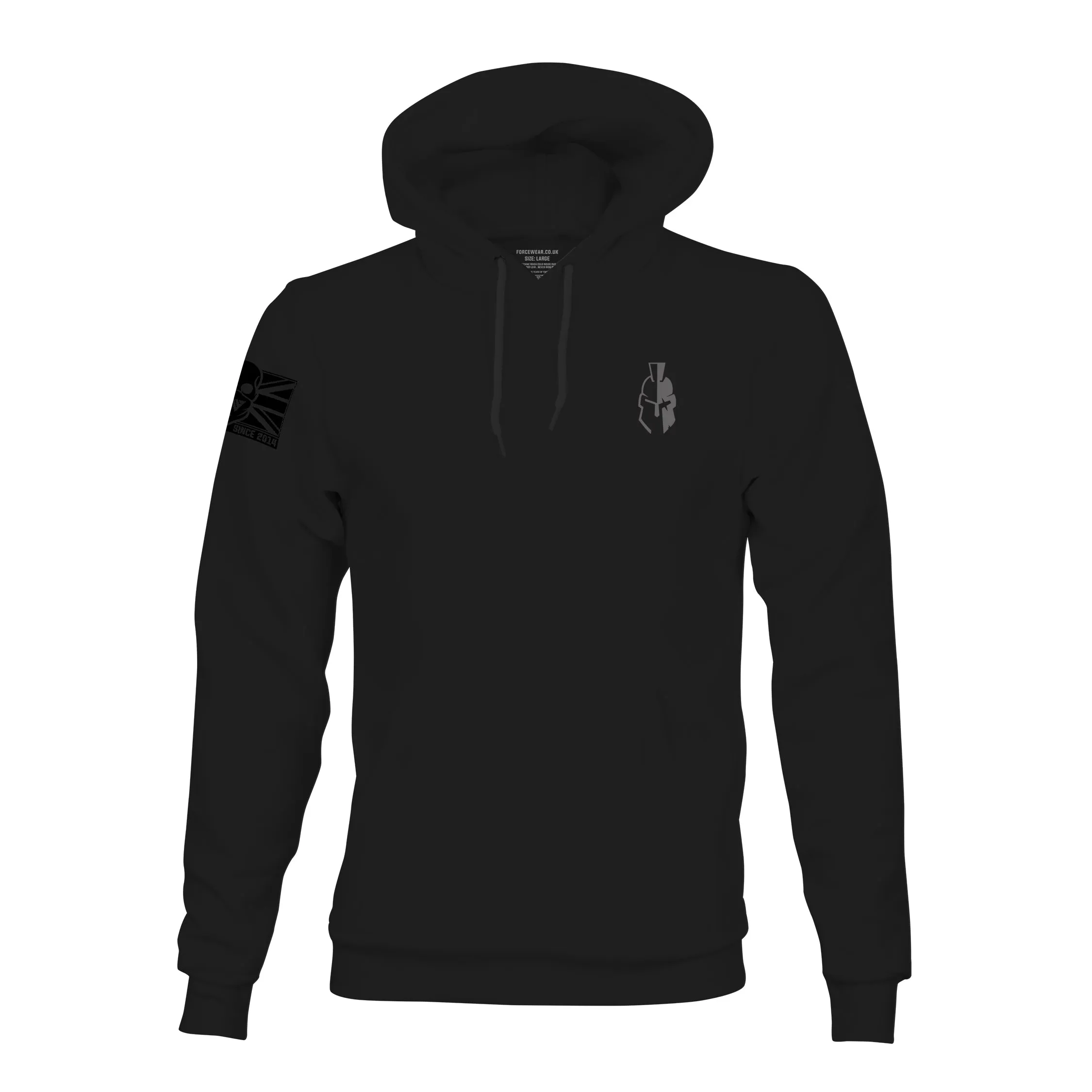 WARRIORS GREY HELMET HOODIE