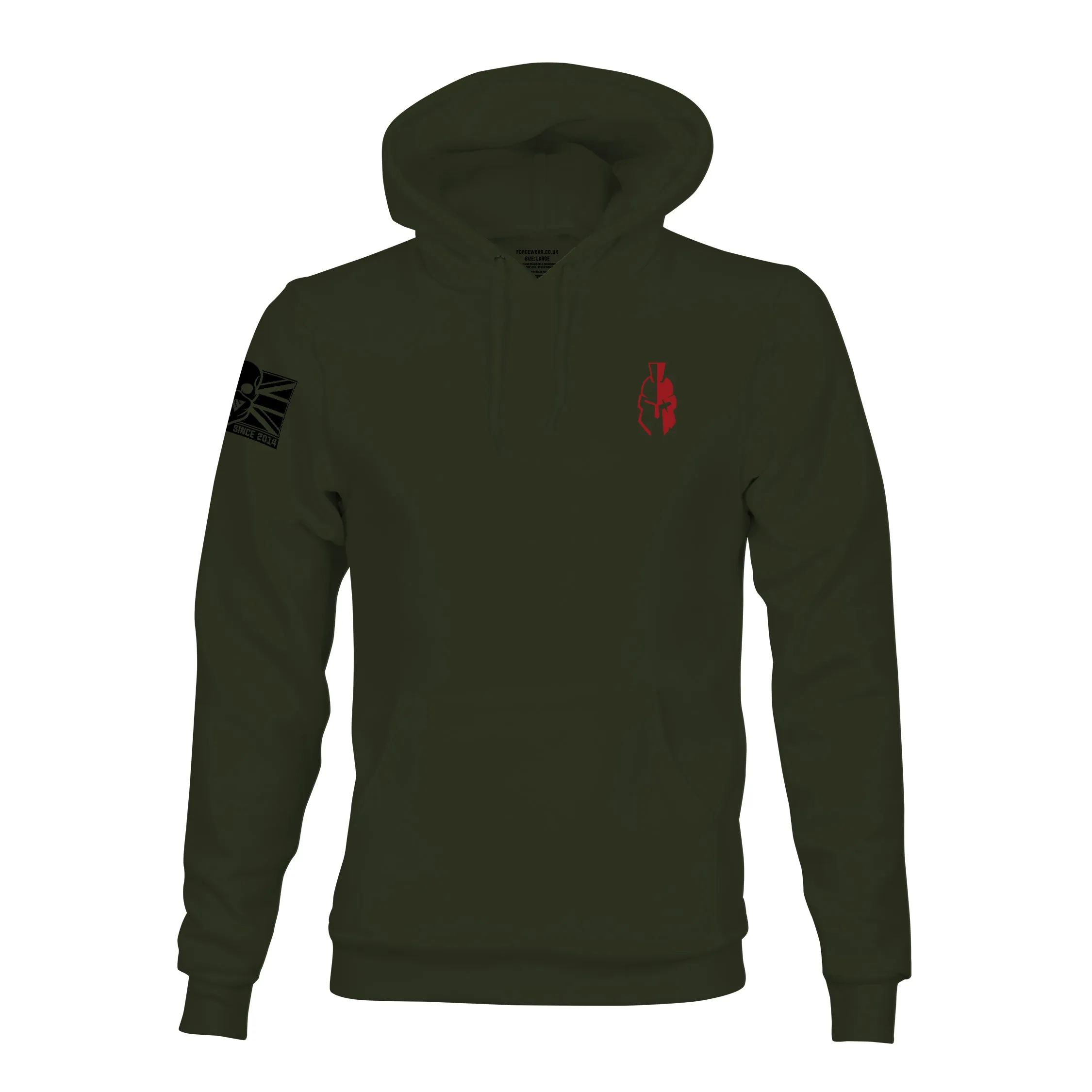 WARRIORS RED HELMET HOODIE