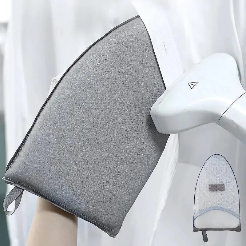 Washable Mini Ironing Board Gloves Anti-Scalding Iron Cover Padded Gloves Home/Travel Heat-Resistant For Use with Garment Steamer Ironing Accessories for Clothes